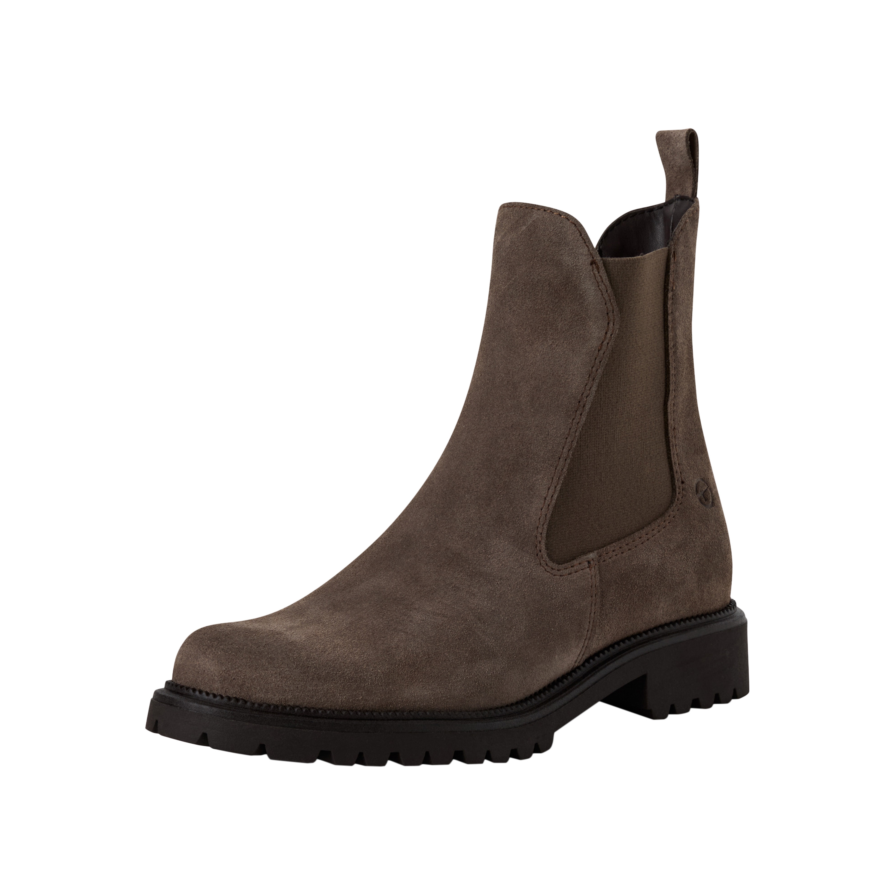 Leather Chelsea boot TAMARIS Brown
