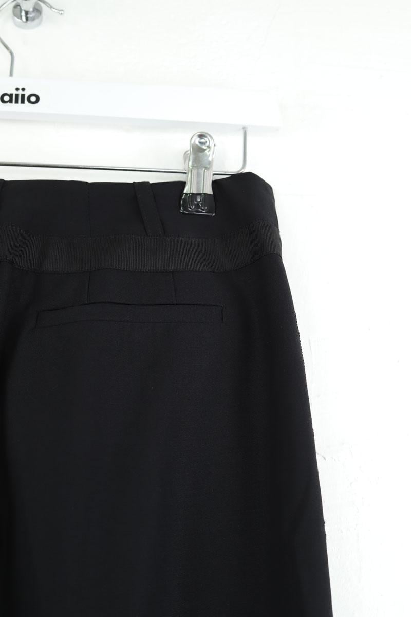 Bandol straight woollen trousers KENZO - SECONDE MAIN Black