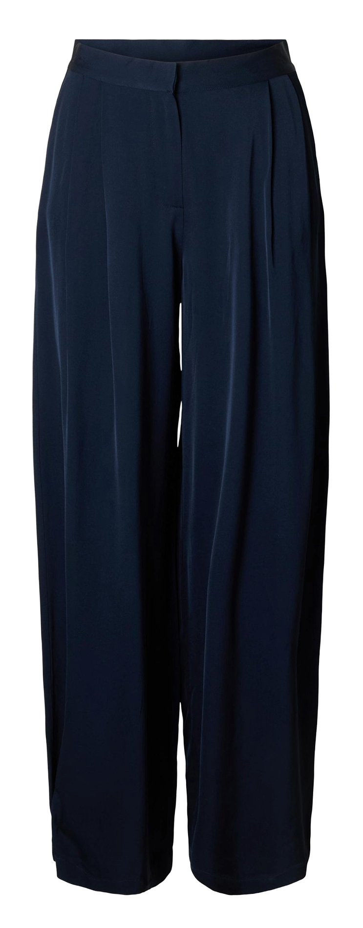 Pantalon large taille haute SELECTED Bleu