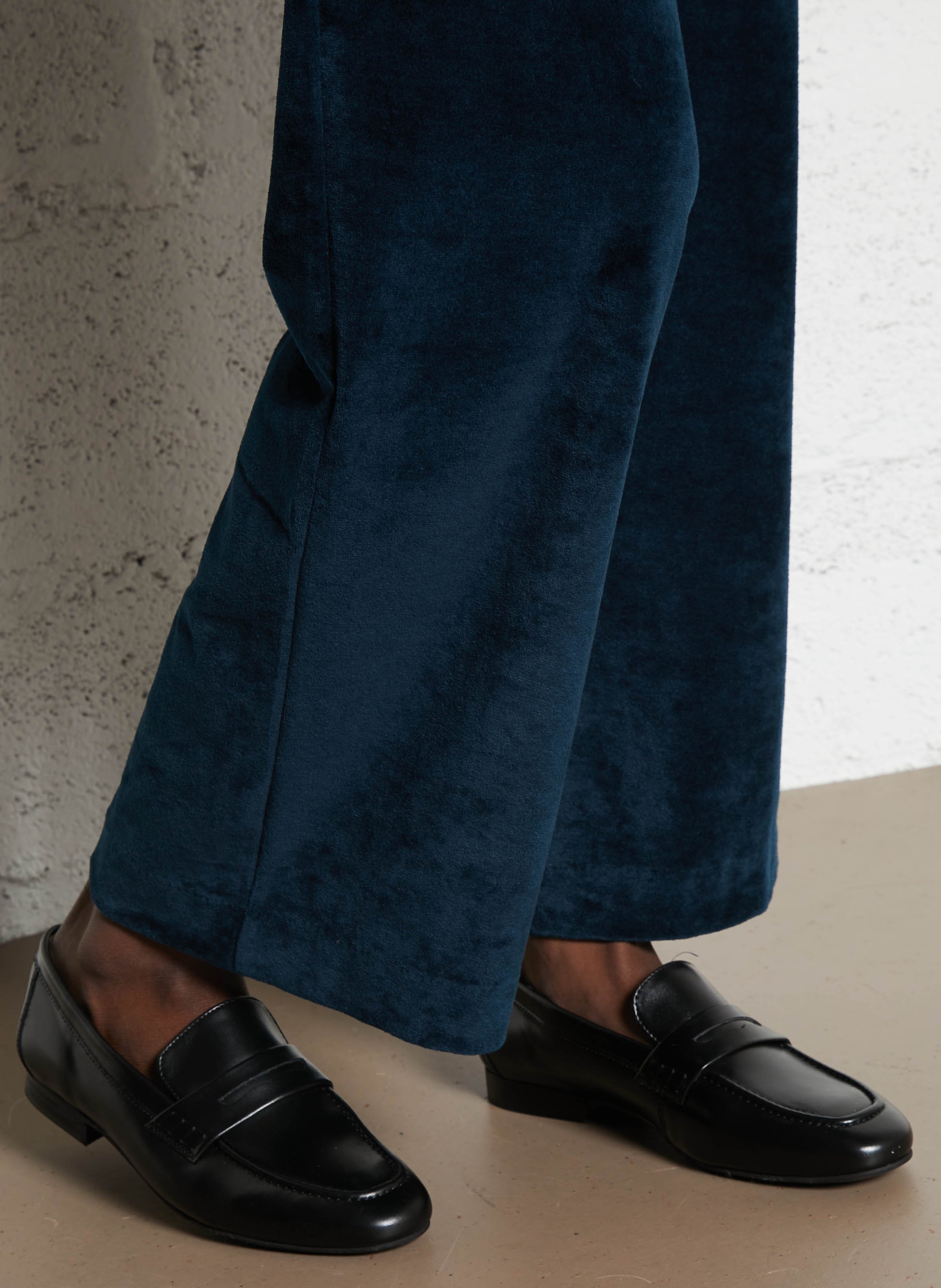 Plain leather moccasins MELLOW YELLOW Black