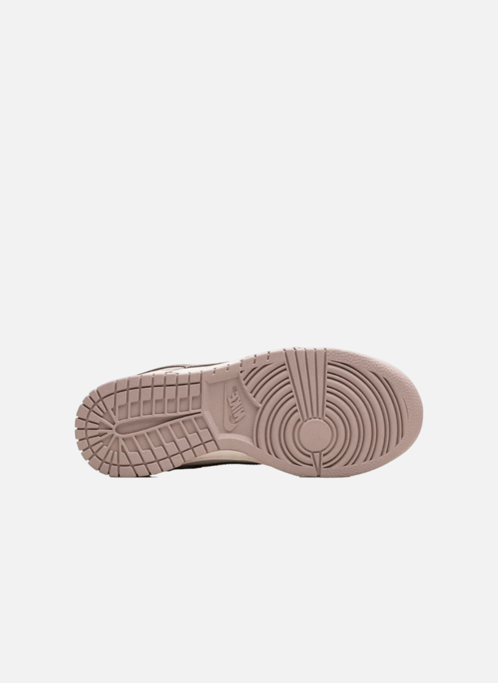 Leather low-top sneakers NIKE Brown