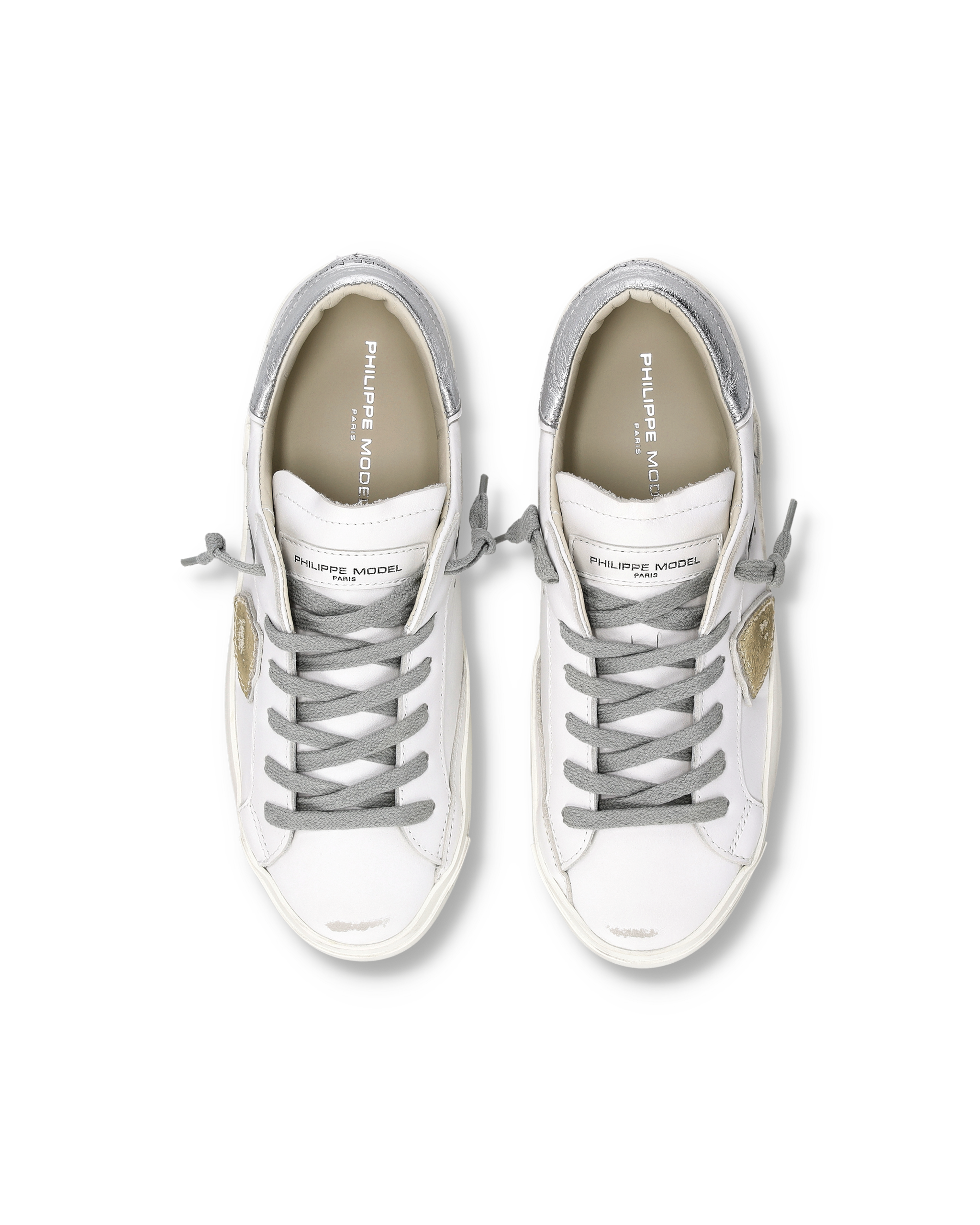 Tennis sneakers. PHILIPPE MODEL Silver