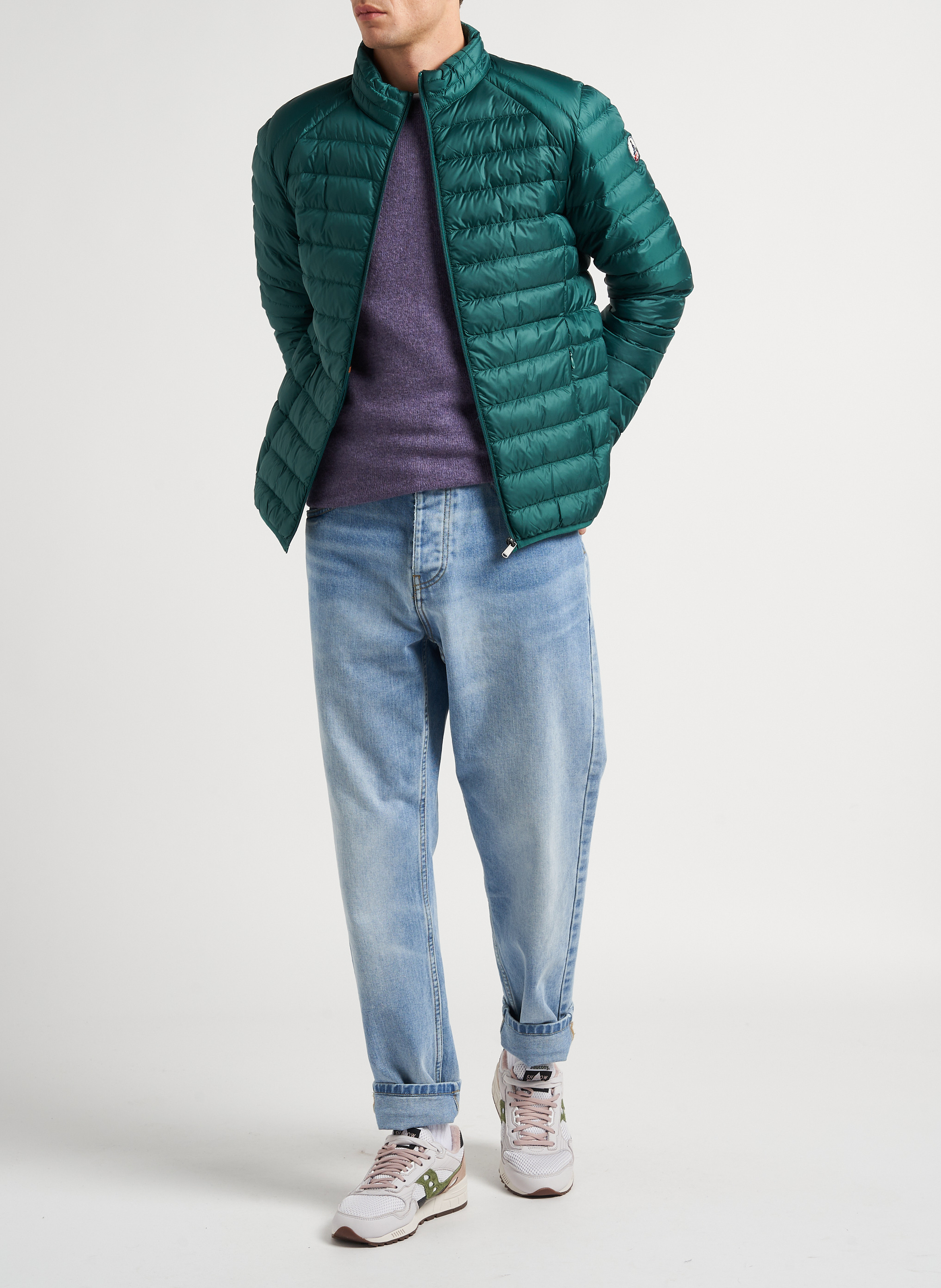 Doudoune col montant JOTT Vert