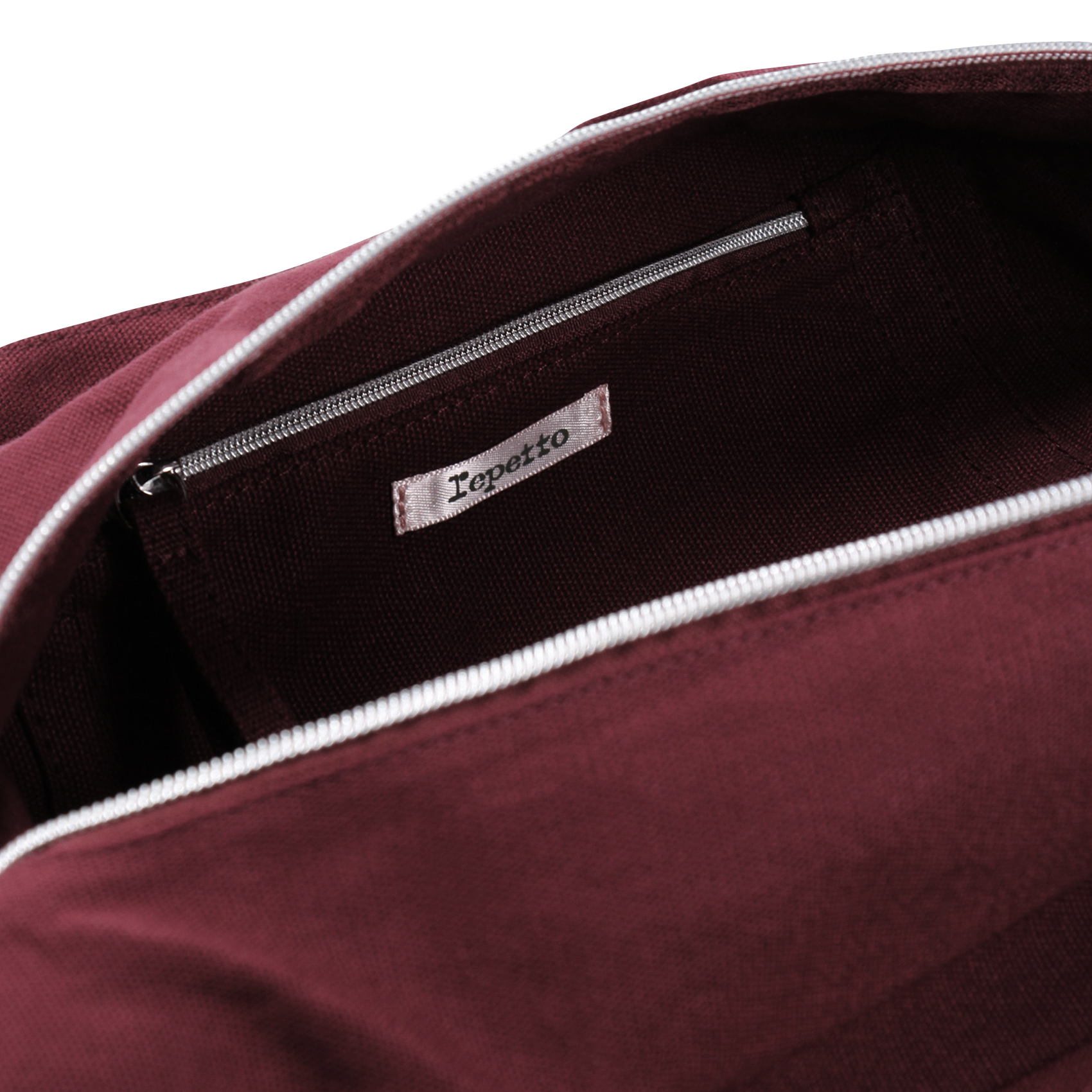 Plain round sports bag REPETTO Red