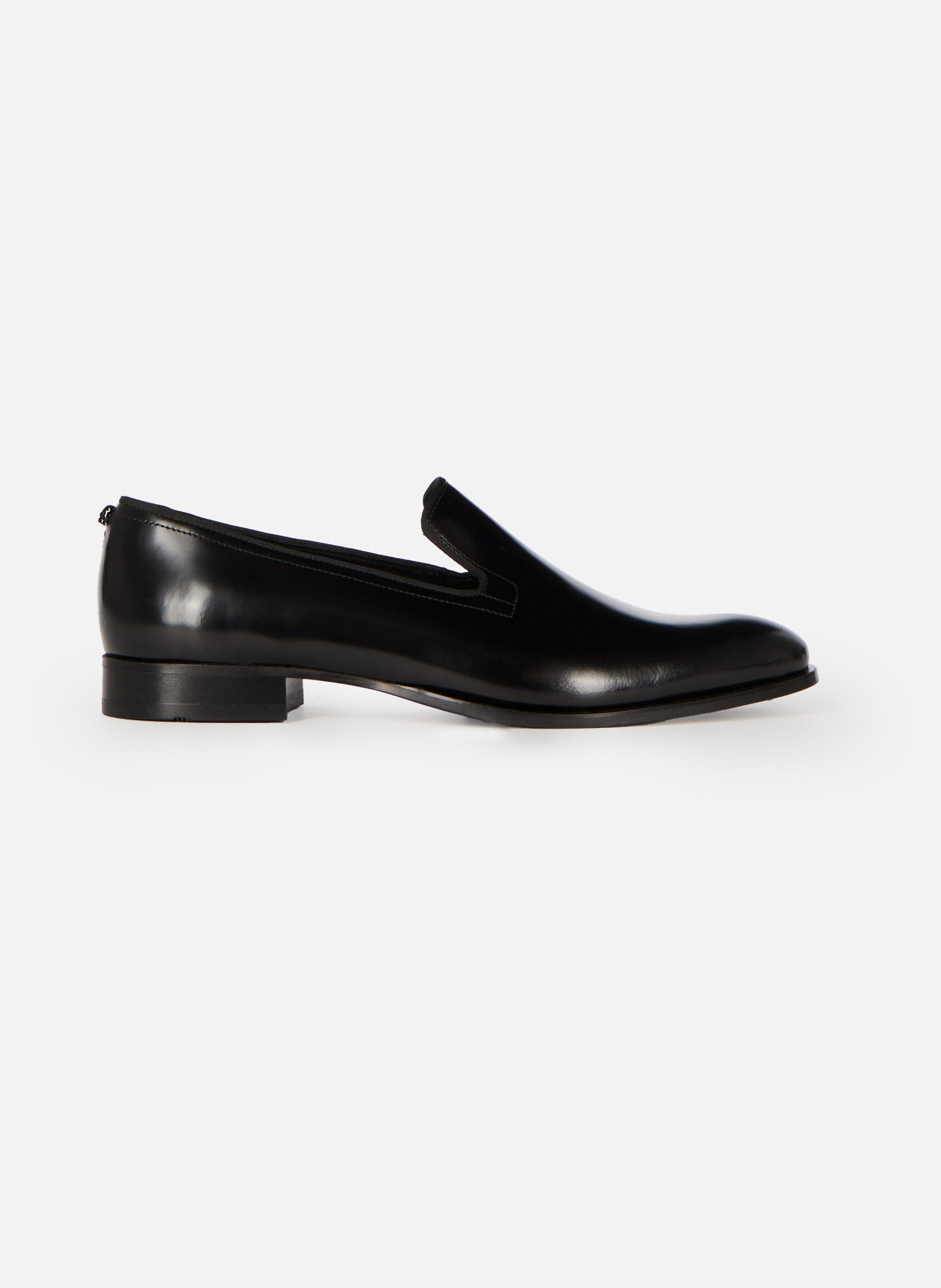 Glossy leather loafers THE KOOPLES Black