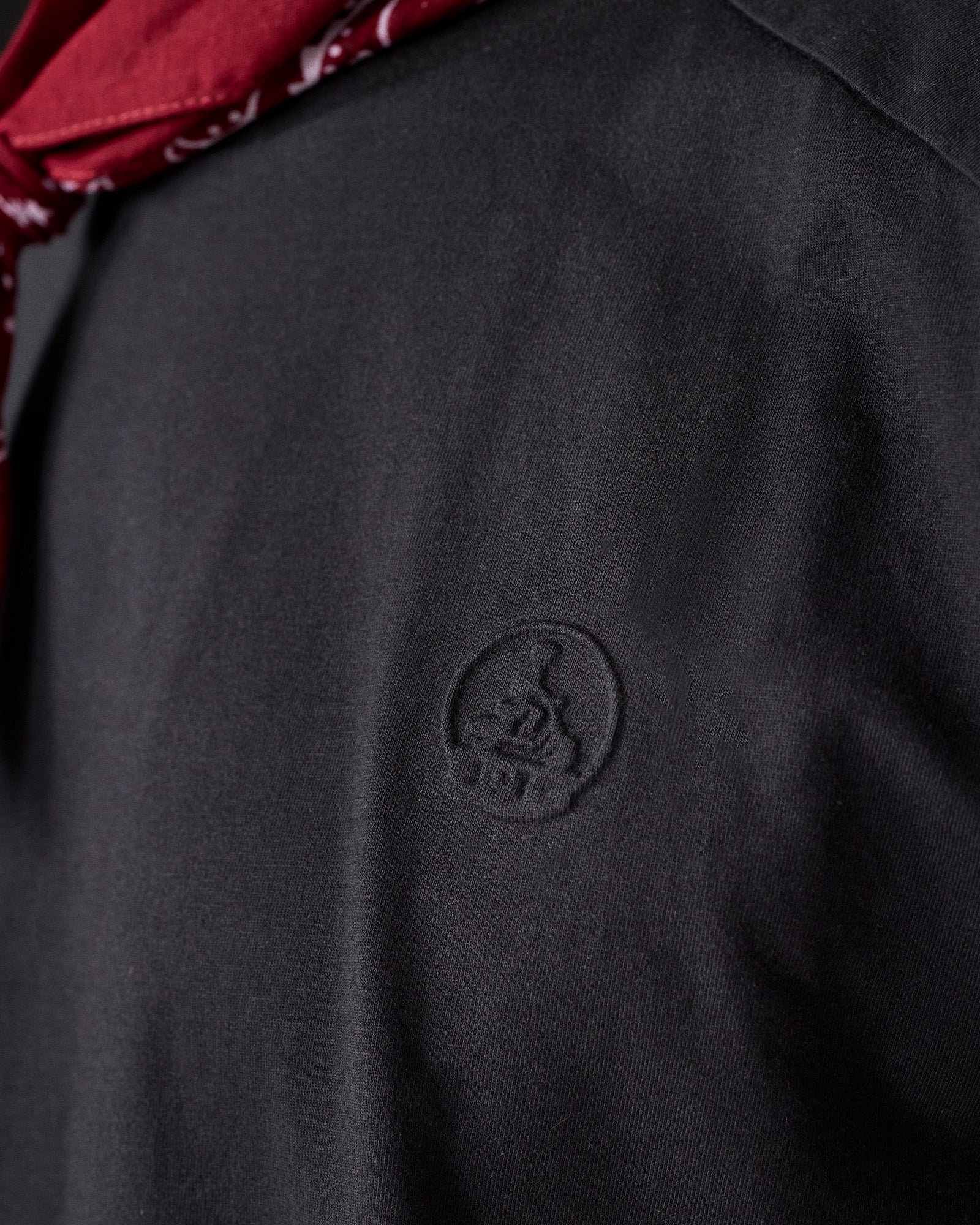 Round neck cotton T-shirt Narong JOTT Black