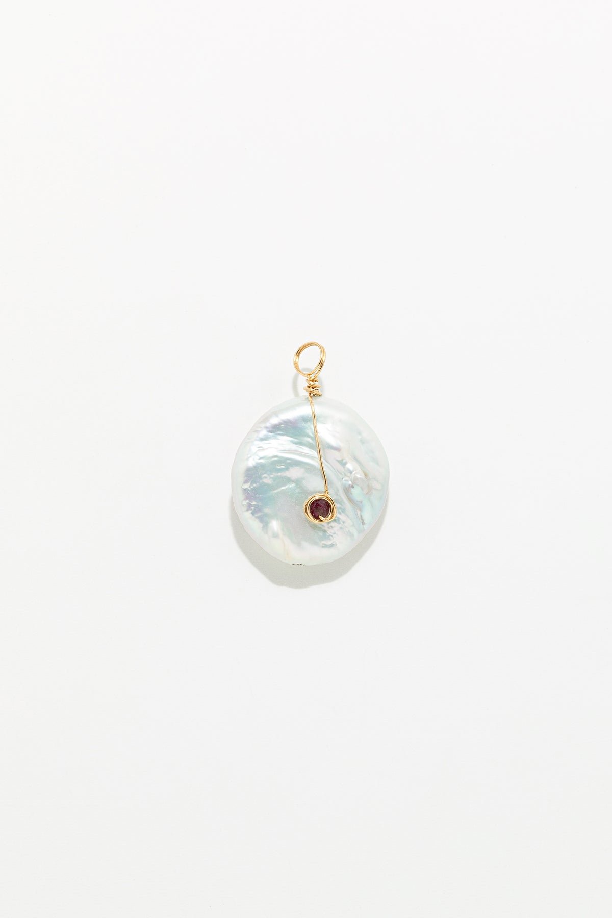 Ruby Mirrored Pendant YAY Golden