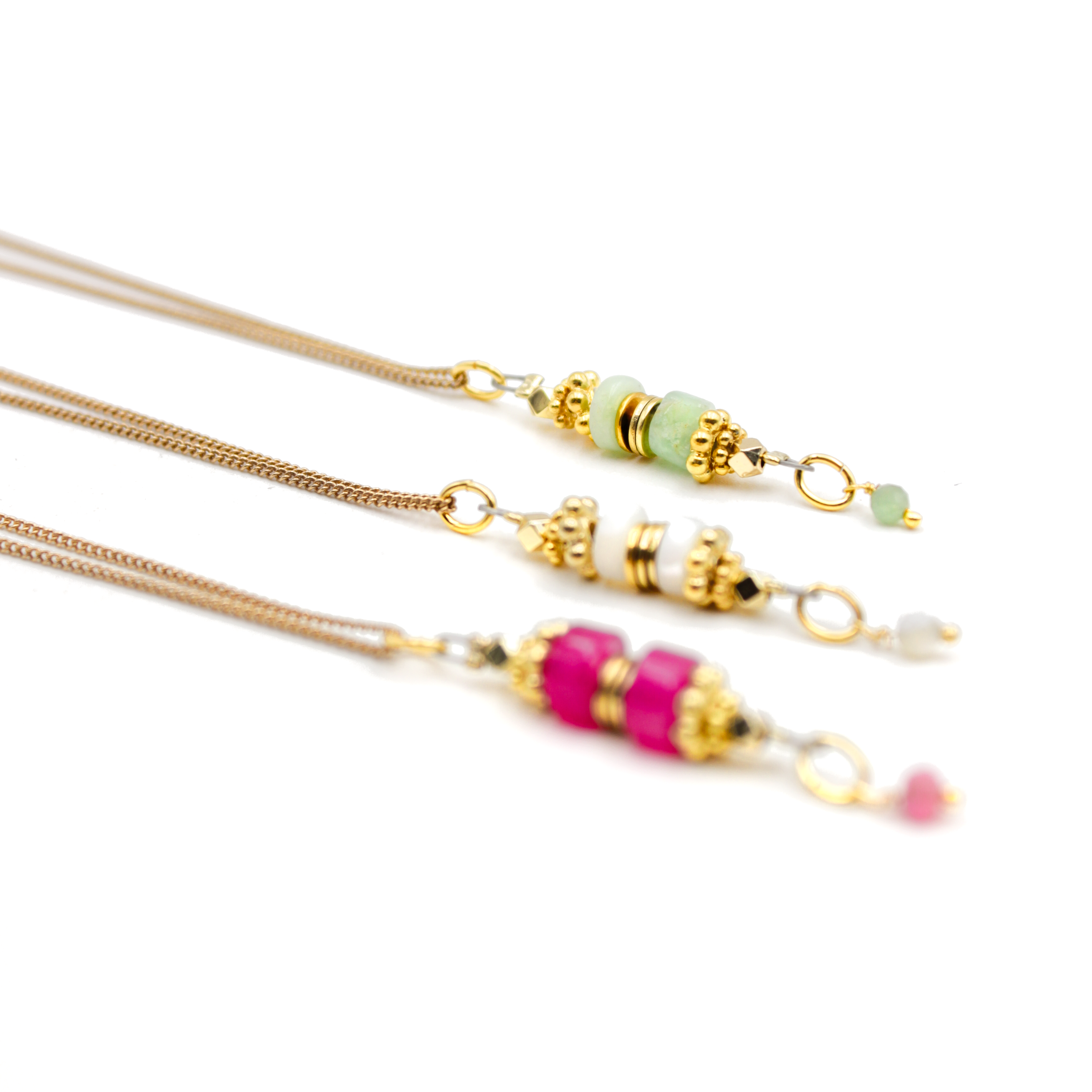 Collier tiges heishi - jane L'ATELIER DES DAMES Doré