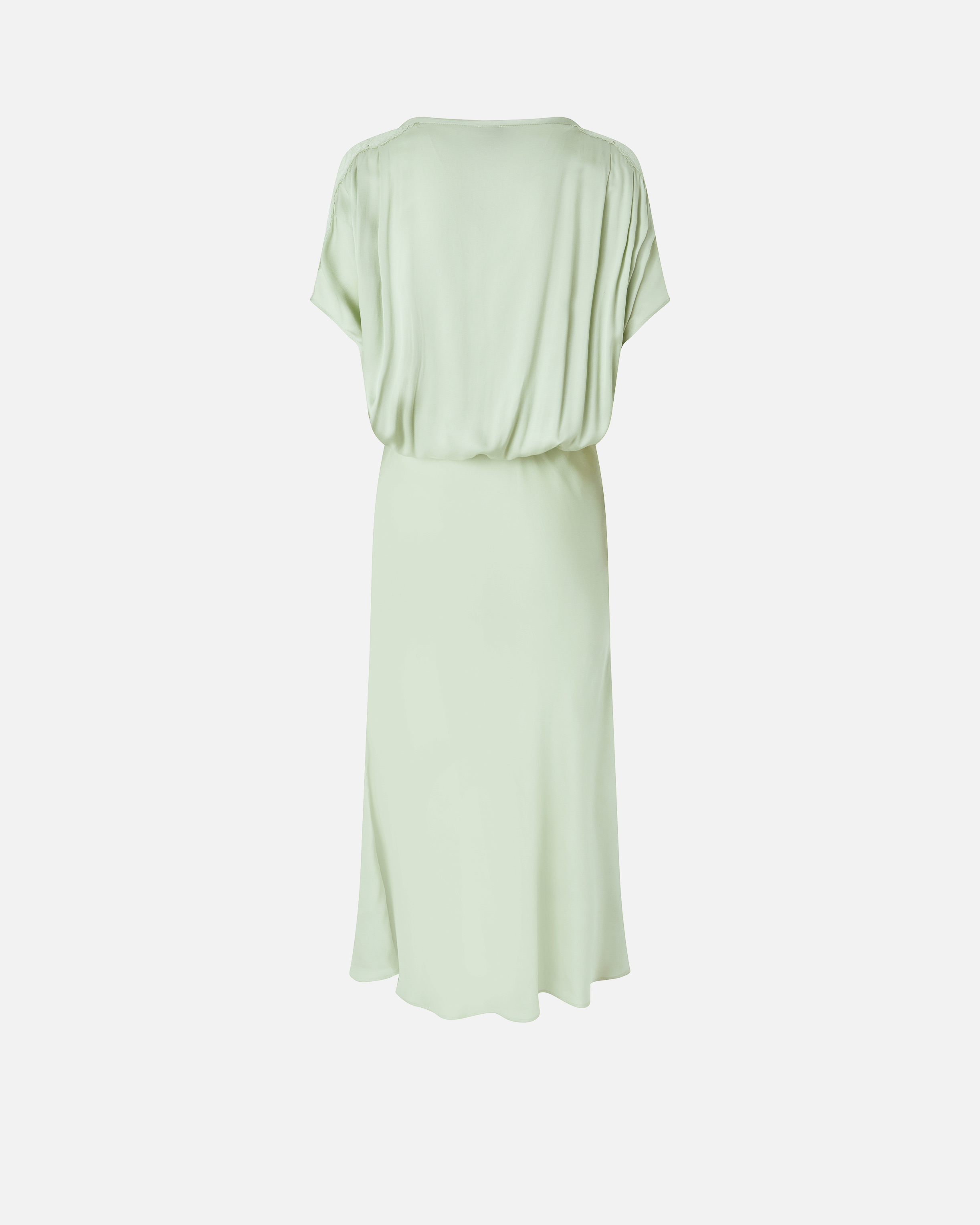 Robe midi avec détails en dentelle PINKO Vert