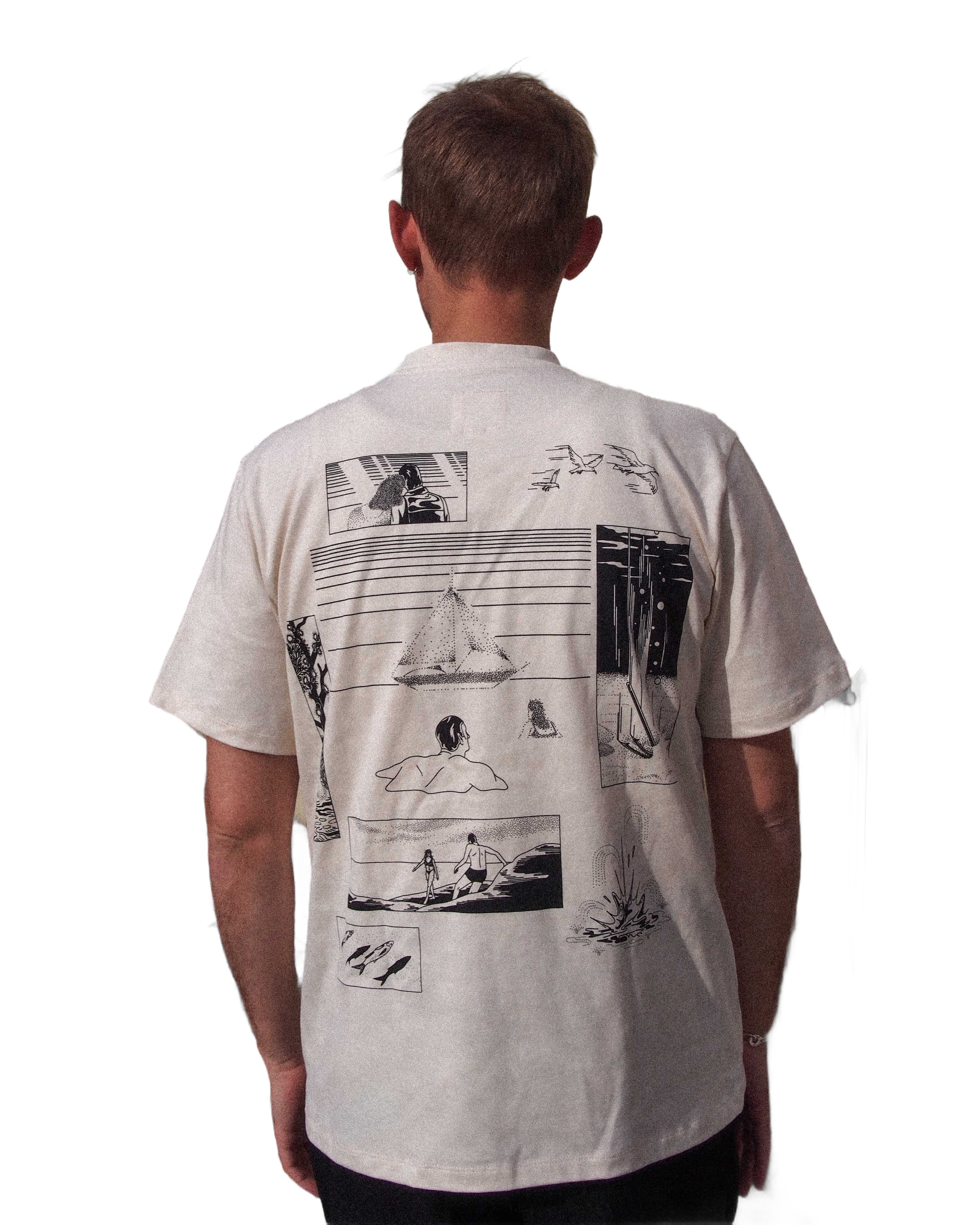 Oversized T-shirt YORK MERCERON Noyoco Beige