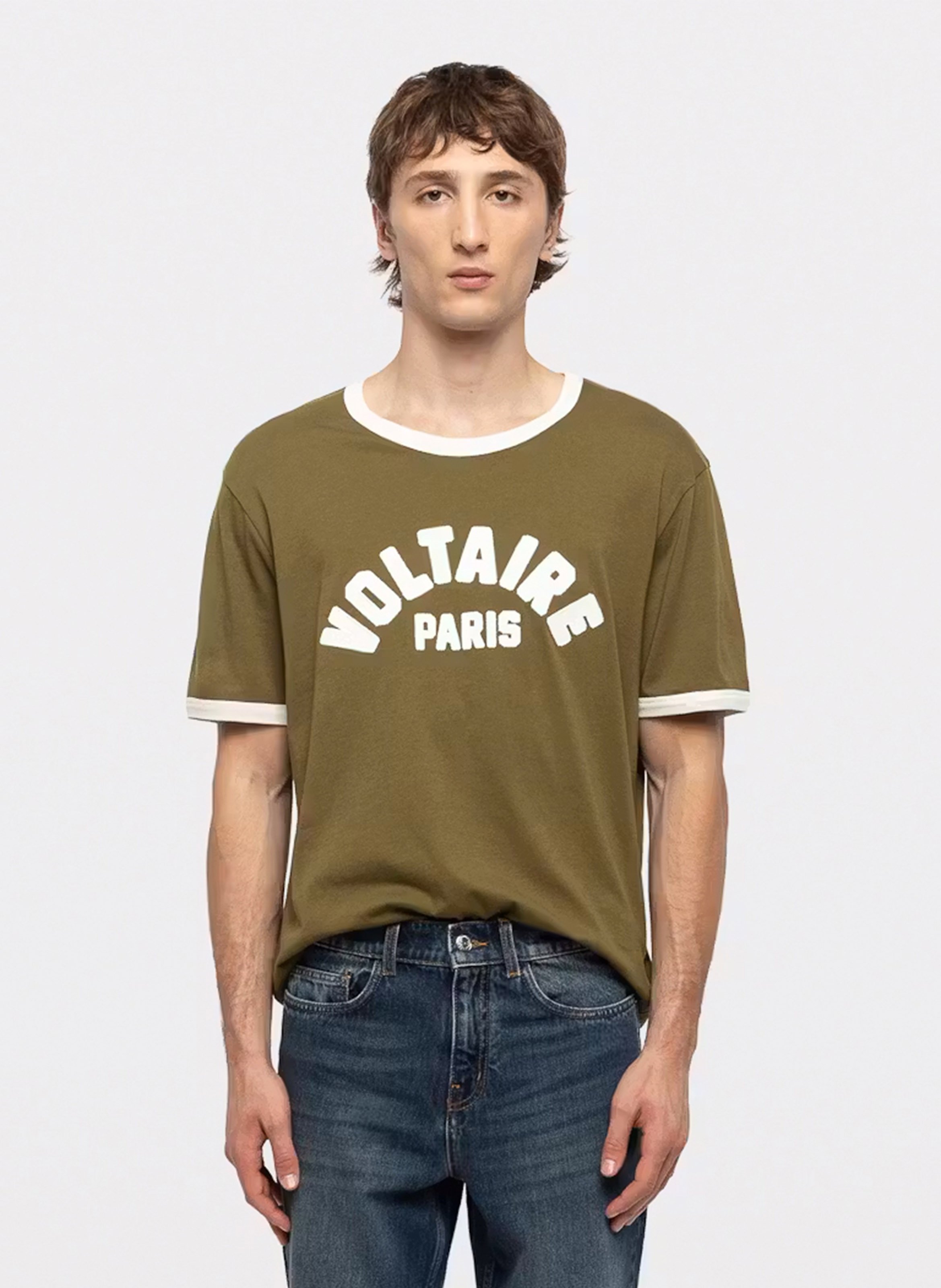 Tee-shirt droit à détail brodé ZADIG&VOLTAIRE
