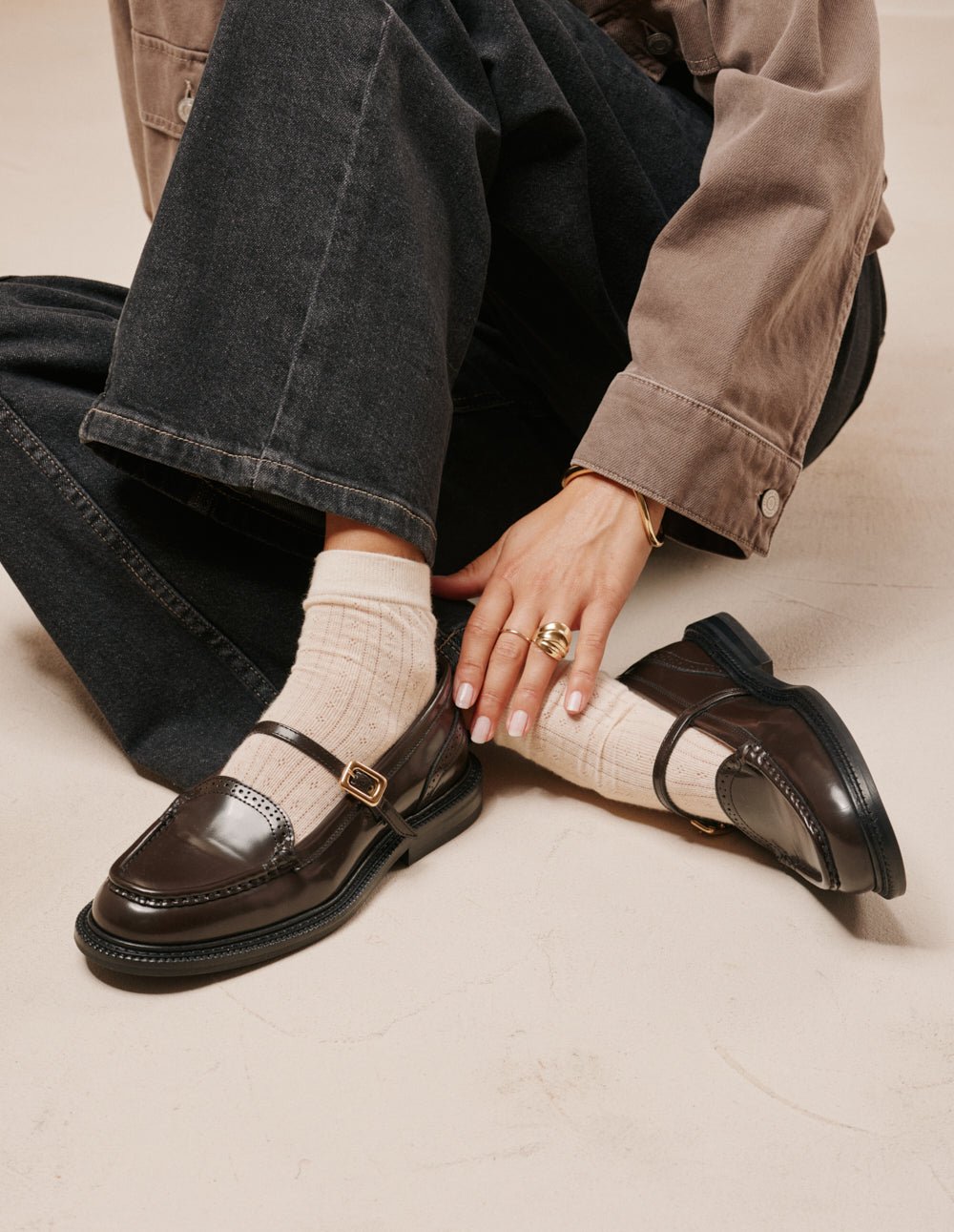 Derby shoes ODAJE Brown