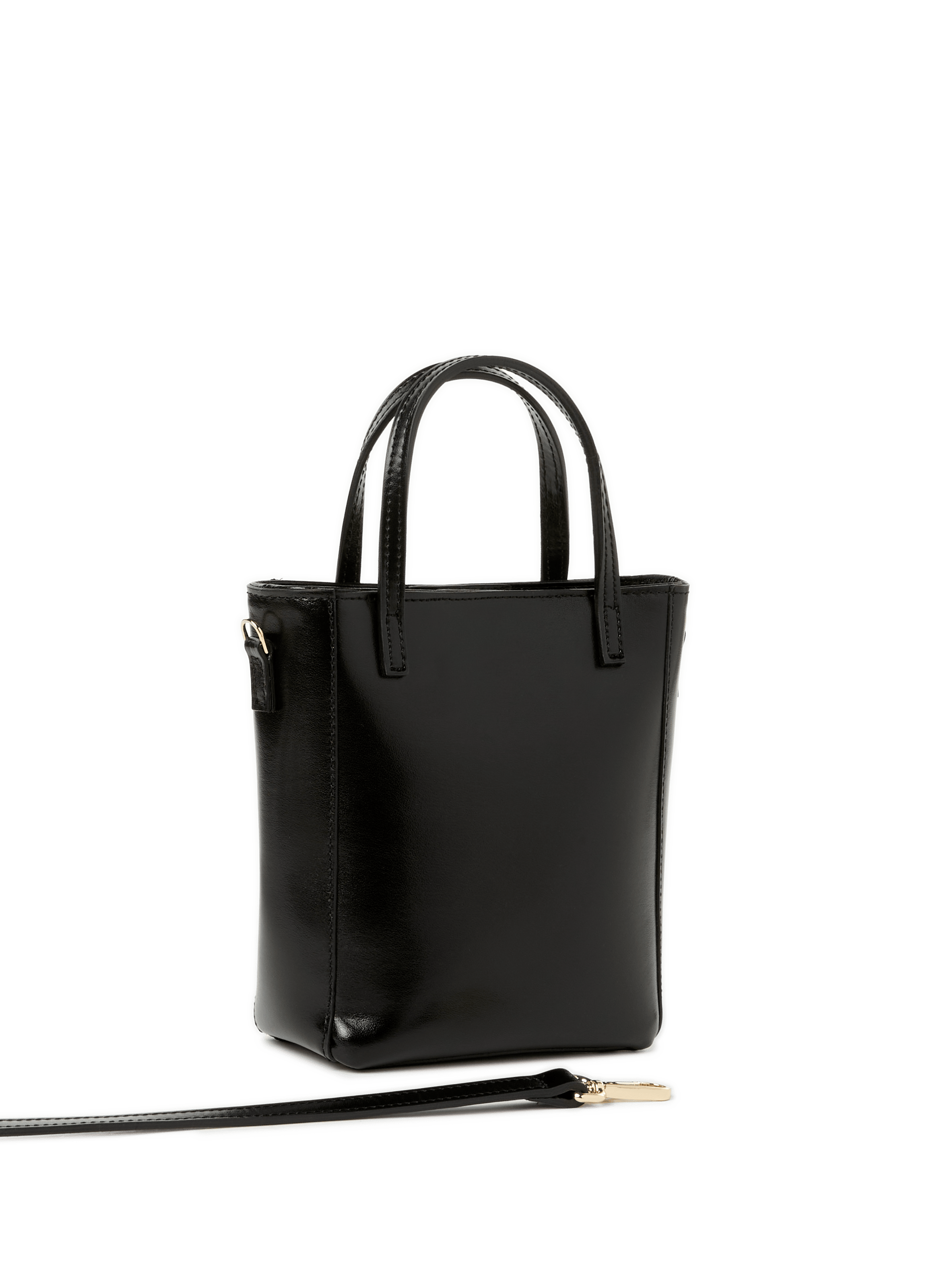 Gaetan leather handbag SAISON 1865 Black