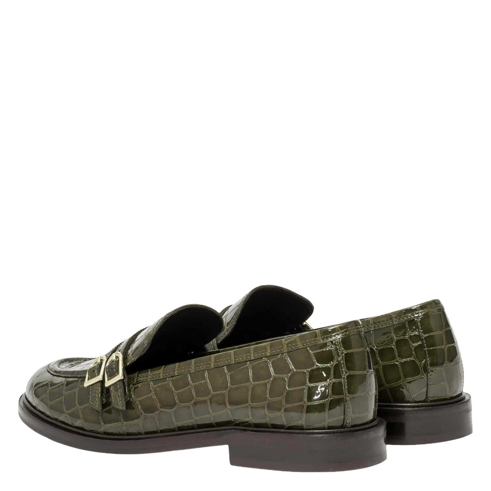 Mocassins en cuir BOCAGE Vert