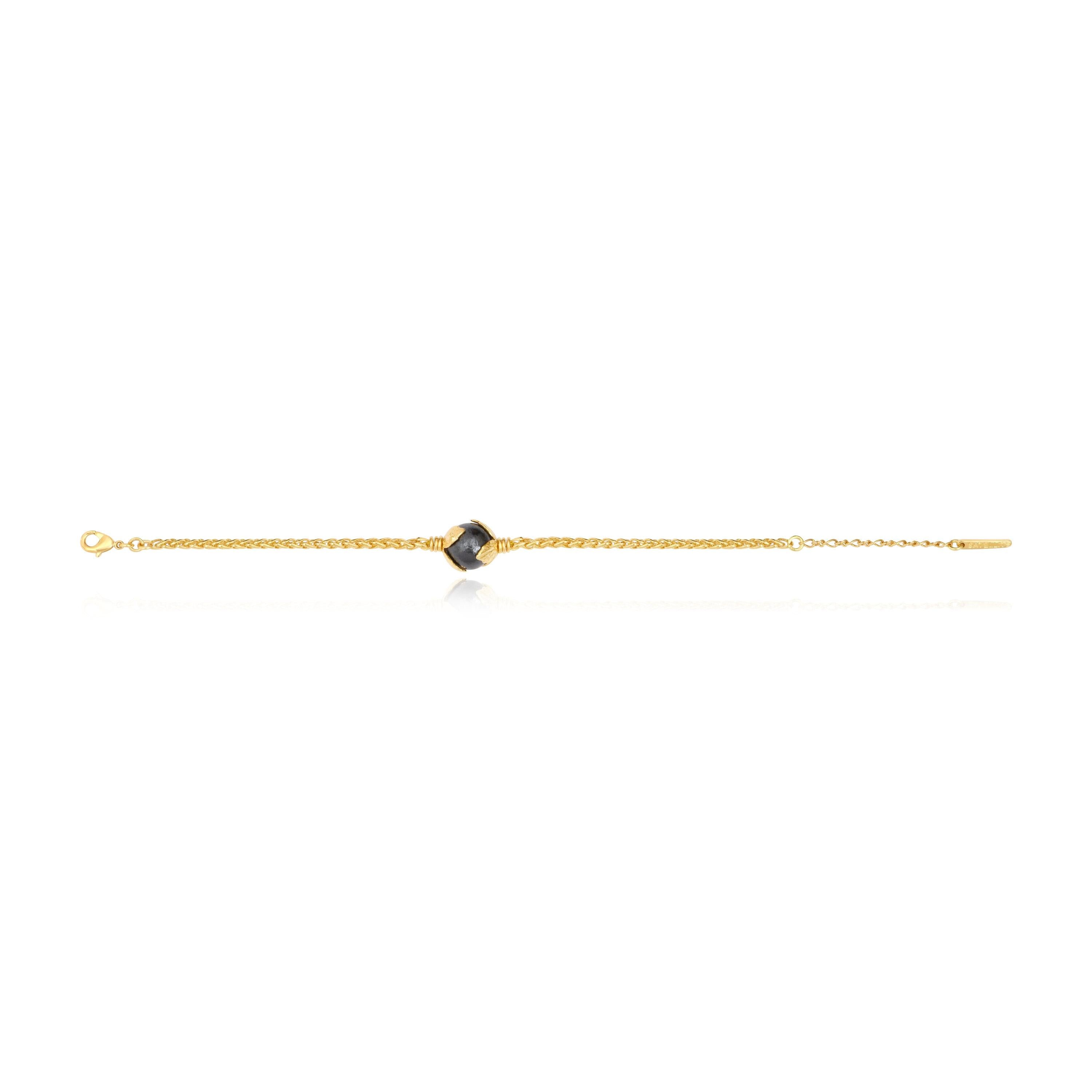 Fine bracelet   gold-plated SATELLITE PARIS Black