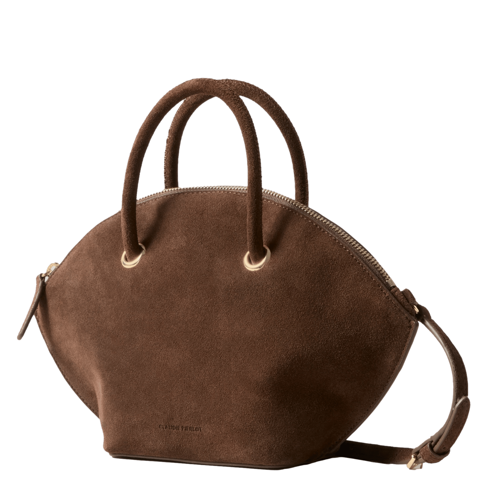 Leren handtas CLAUDIE PIERLOT Bruin