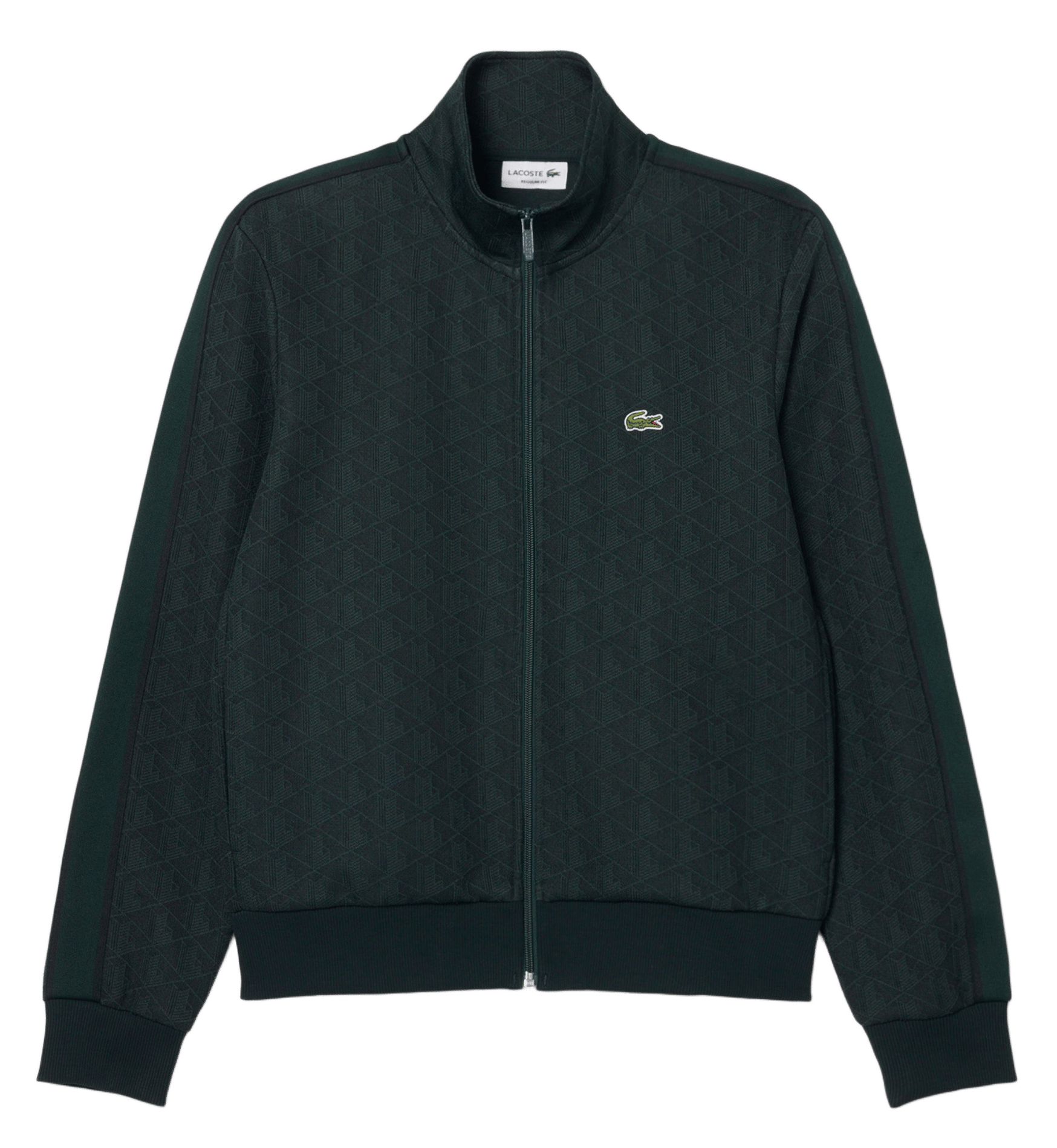 Jacken mit Rundhalsausschnitt und Jacquardmuster LACOSTE Grun