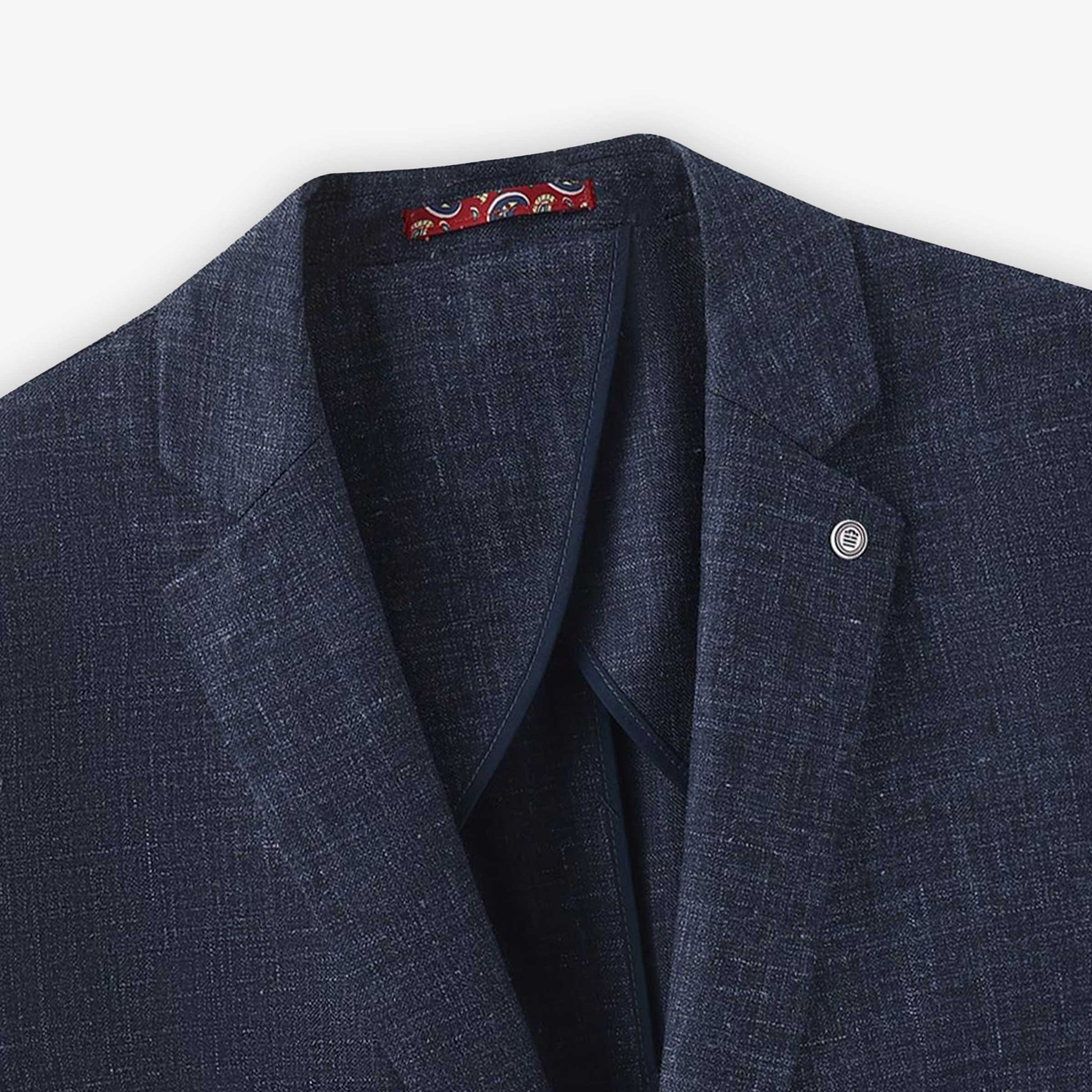 Blazer en laine SERGE BLANCO Bleu