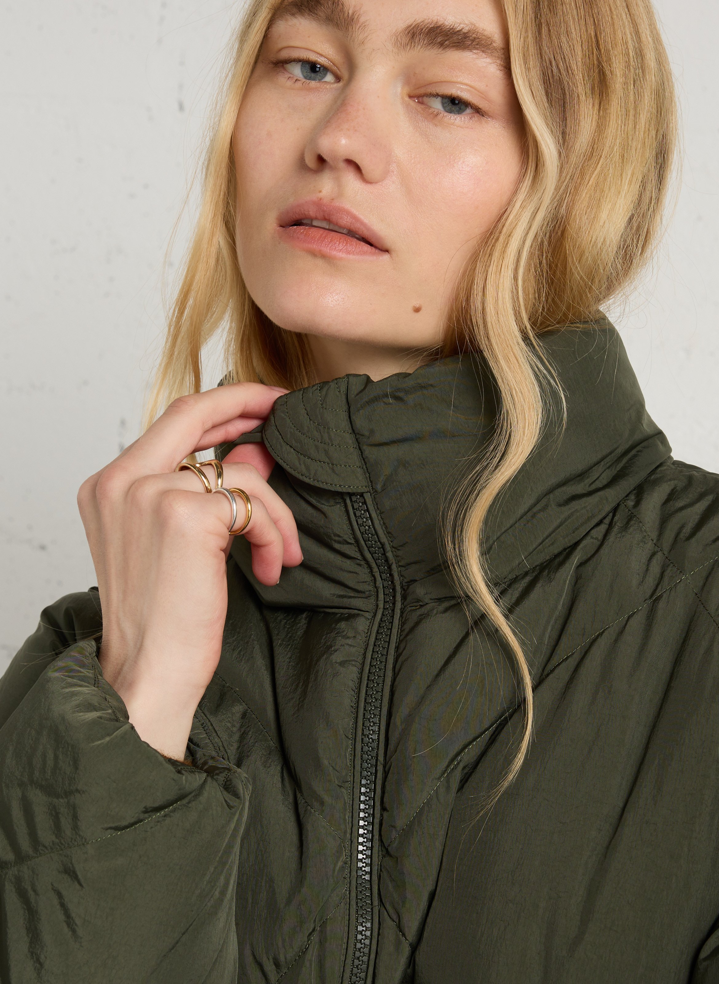 Kurze Steppjacke MAX MARA WEEK END Khaki