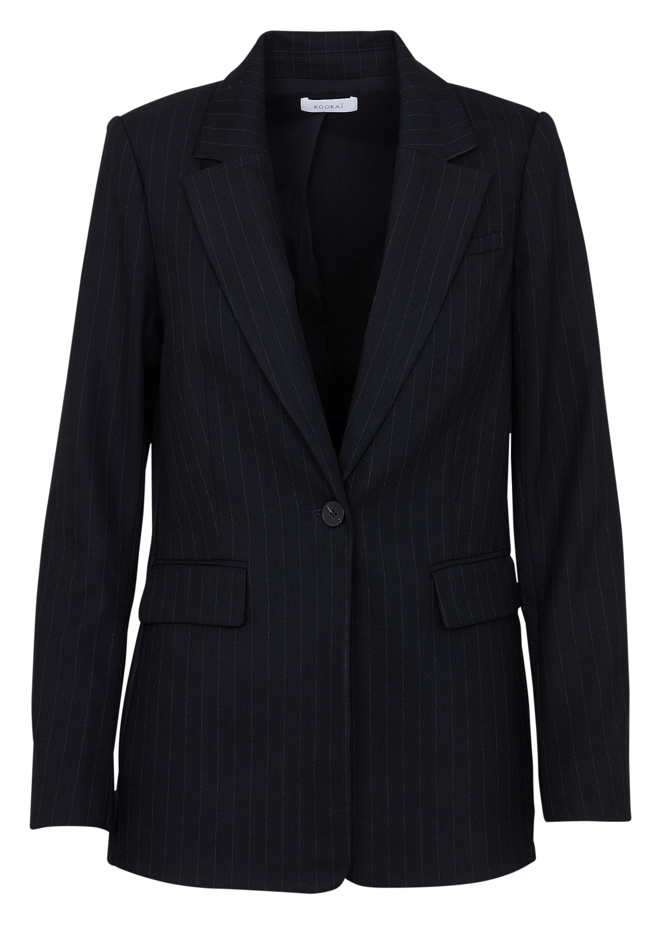 Veste tailleur cintrée à rayures  KOOKAI Bleu