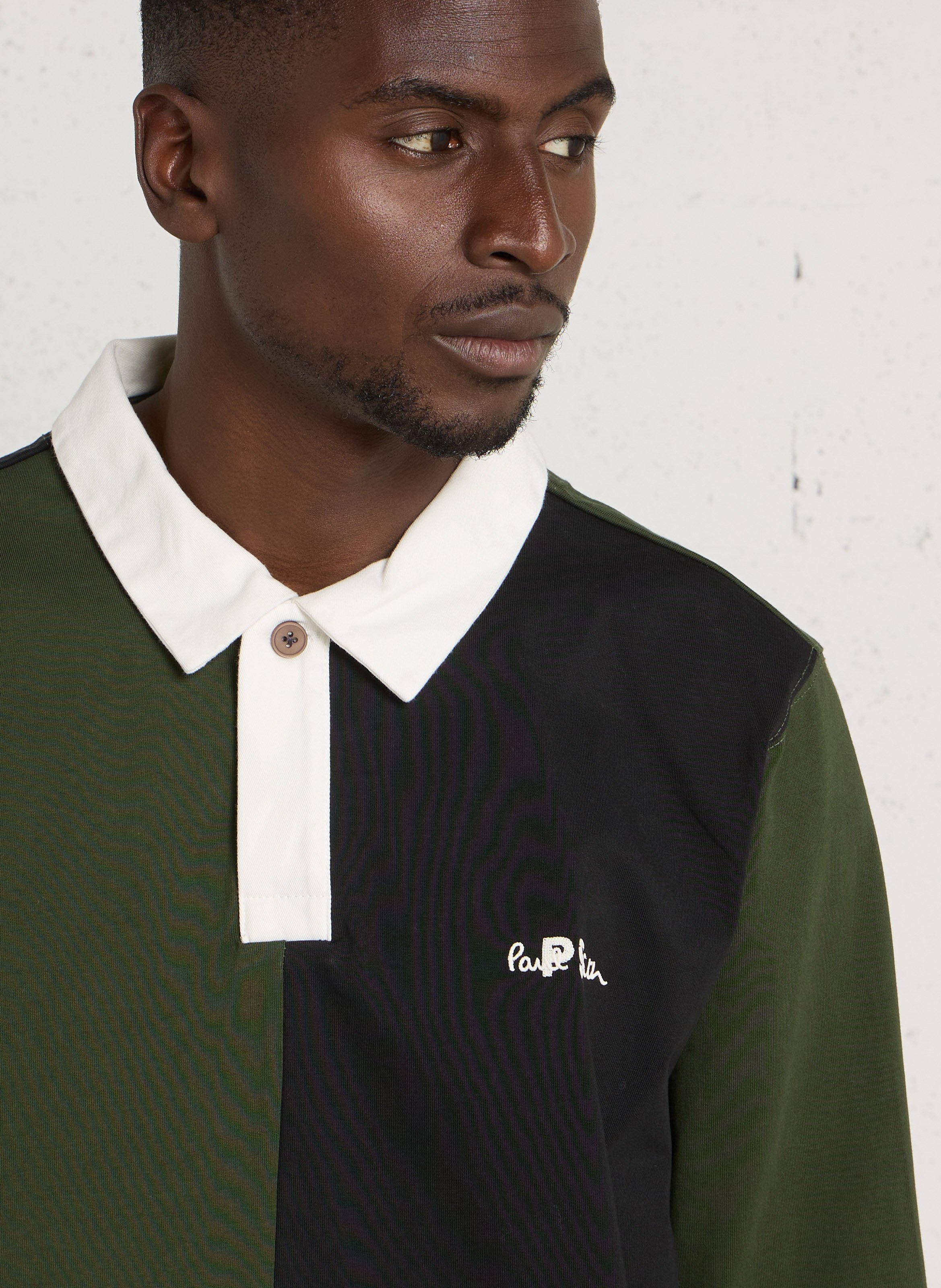 Polo manches longues droit PAUL SMITH Noir