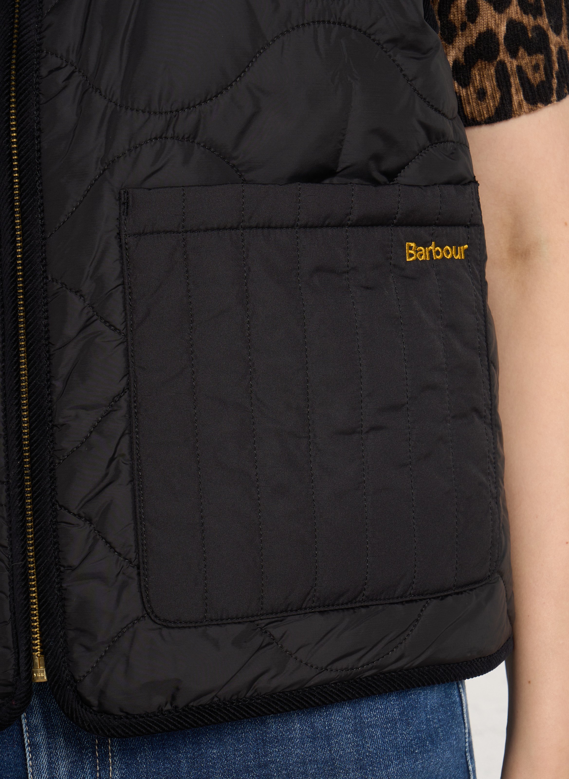 Wendbare Strickjacke mit Rundhalsausschnitt BARBOUR Schwarz