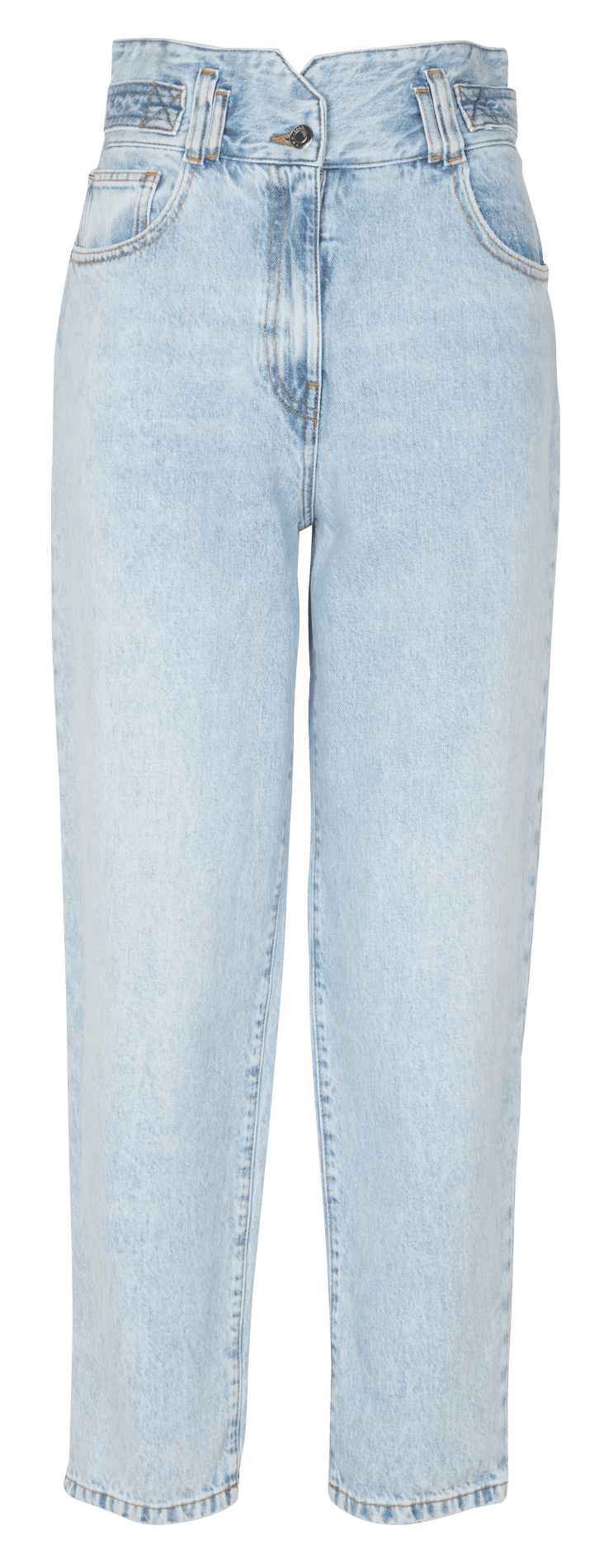 Mom-Jeans aus Baumwolle BlauIRO