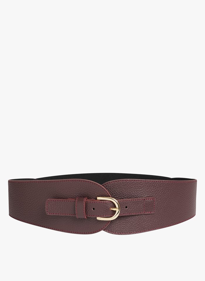 Ceinture En Cuir Grain Olympe Redwine Gerard Darel Femme
