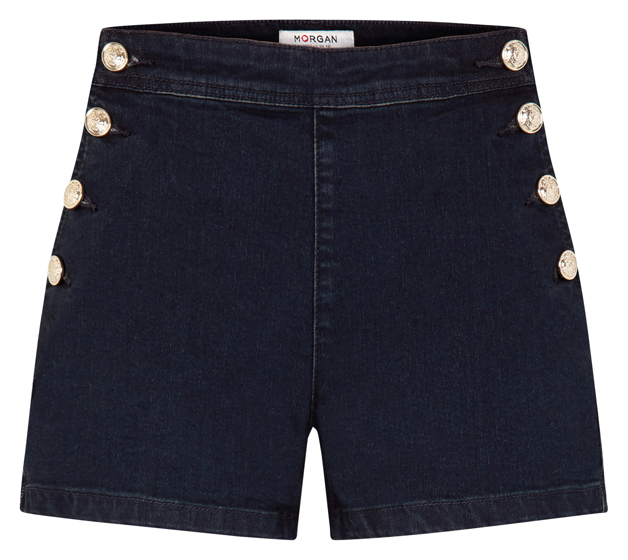 Short ajusté en jean MORGAN Bleu