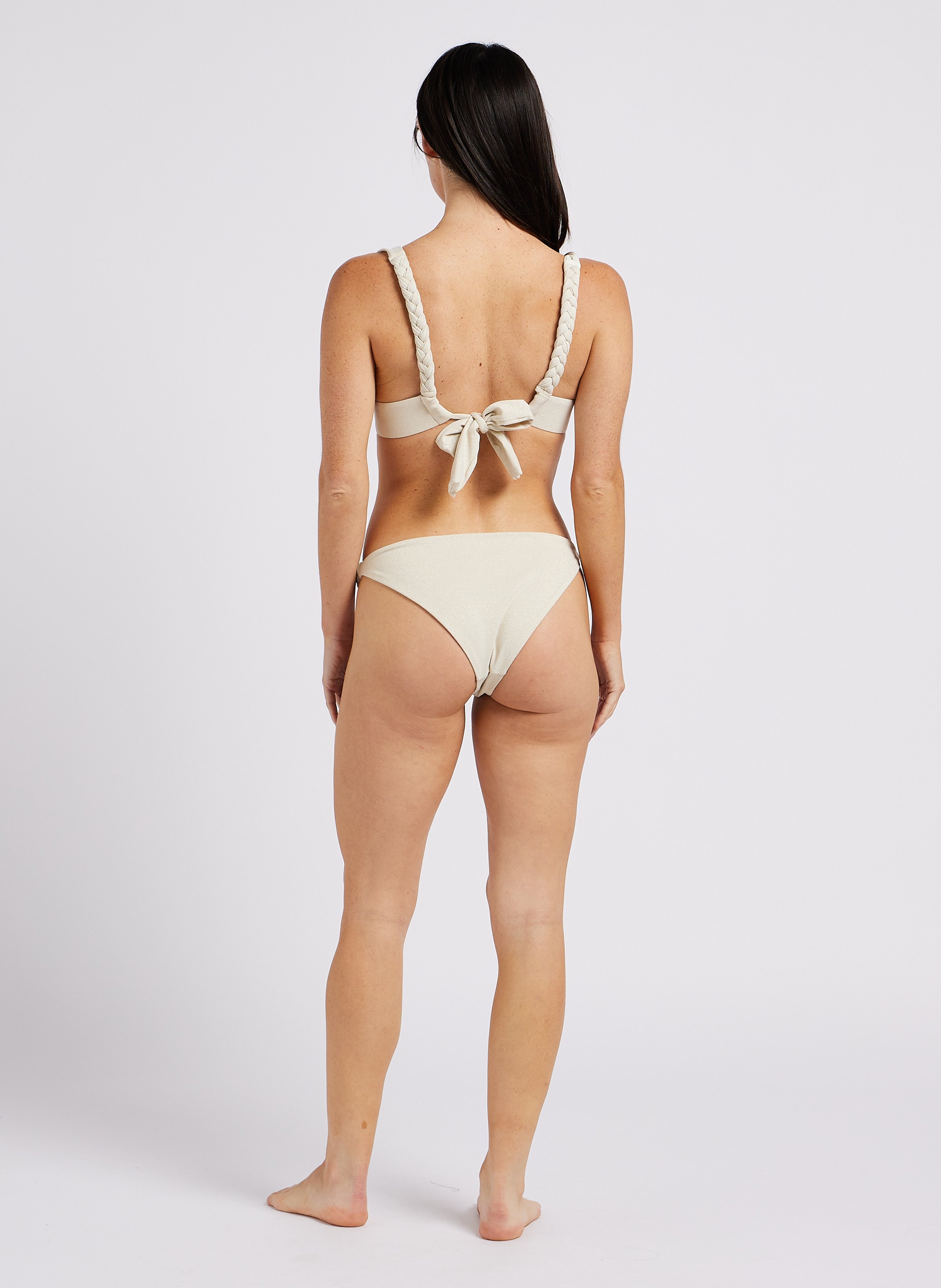 Culotte de bain taille basse KHAVEN Blanc