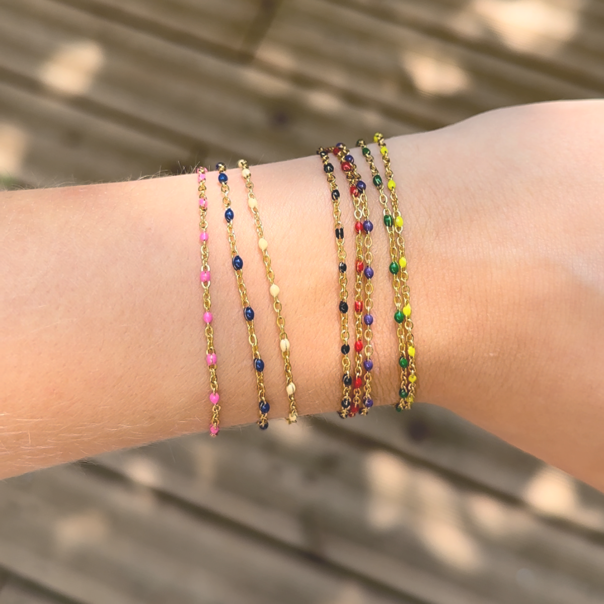 Chain bracelet GINANDGER Black