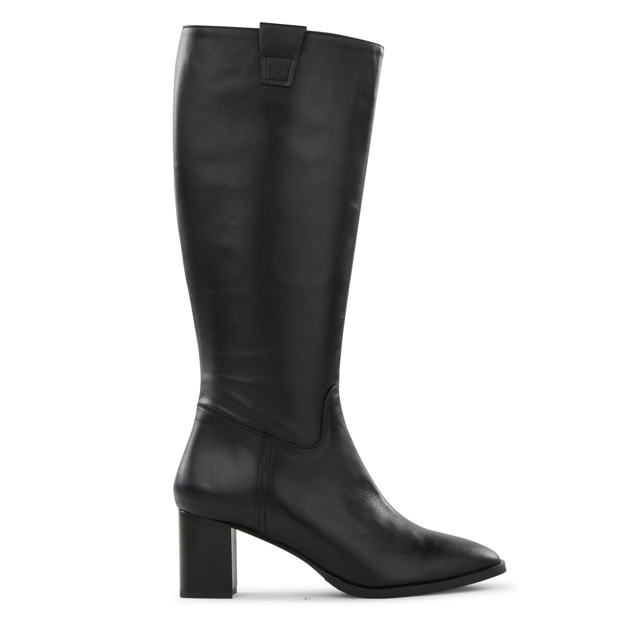 Bottes à talons en cuir JB MARTIN Noir