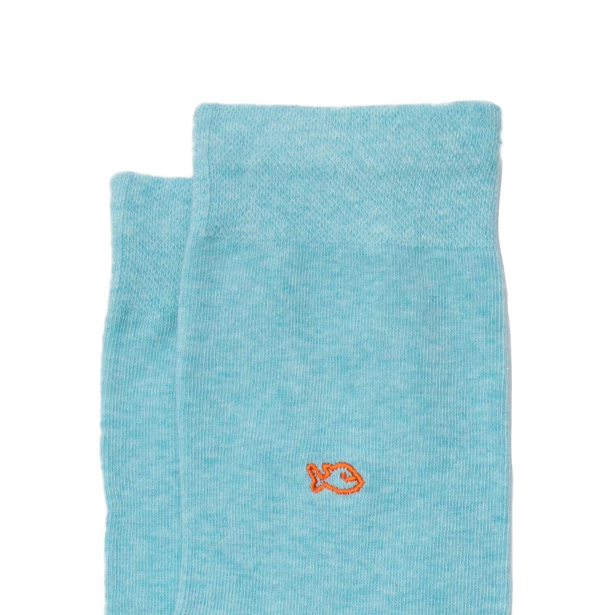 Solid combed cotton socks BILLYBELT Blue