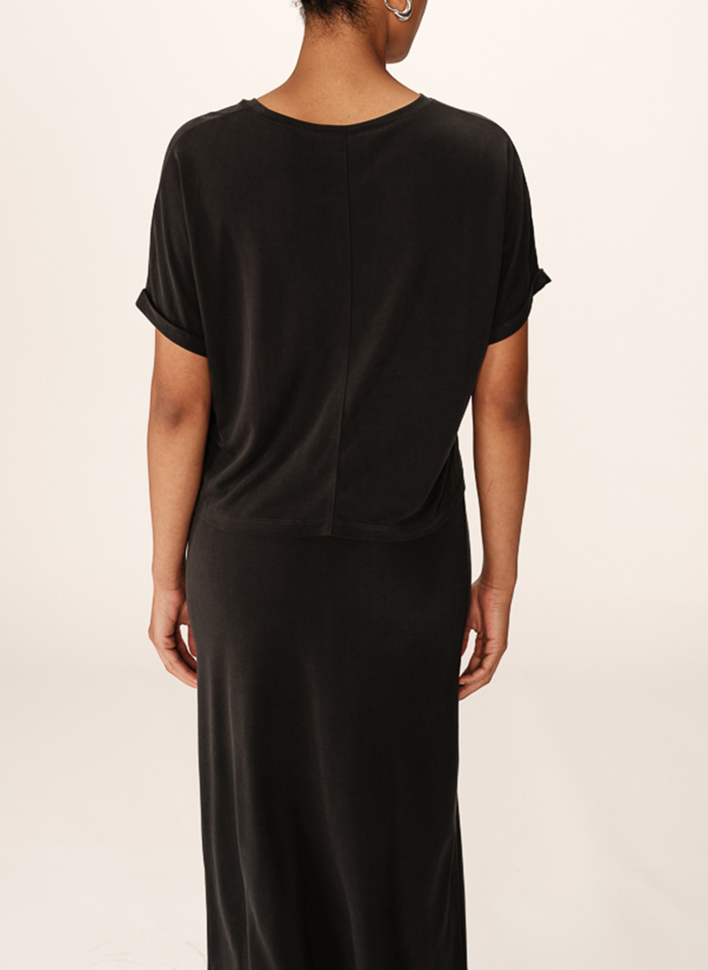 Tee-shirt ample à manches 3/4 GRACE ET MILA Gris