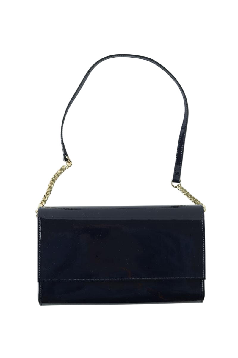 Patent leather clutch bag LK BENNETT - Seconde Main Blue
