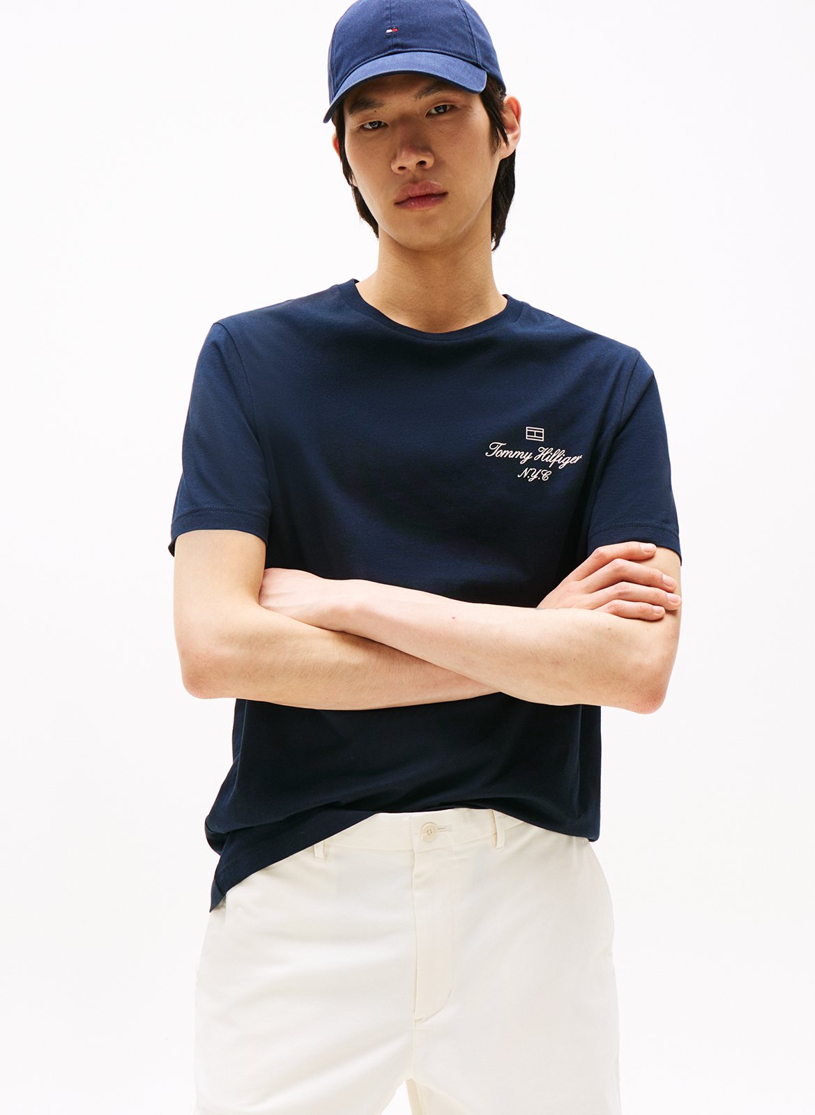 Straight cotton T-shirt TOMMY HILFIGER