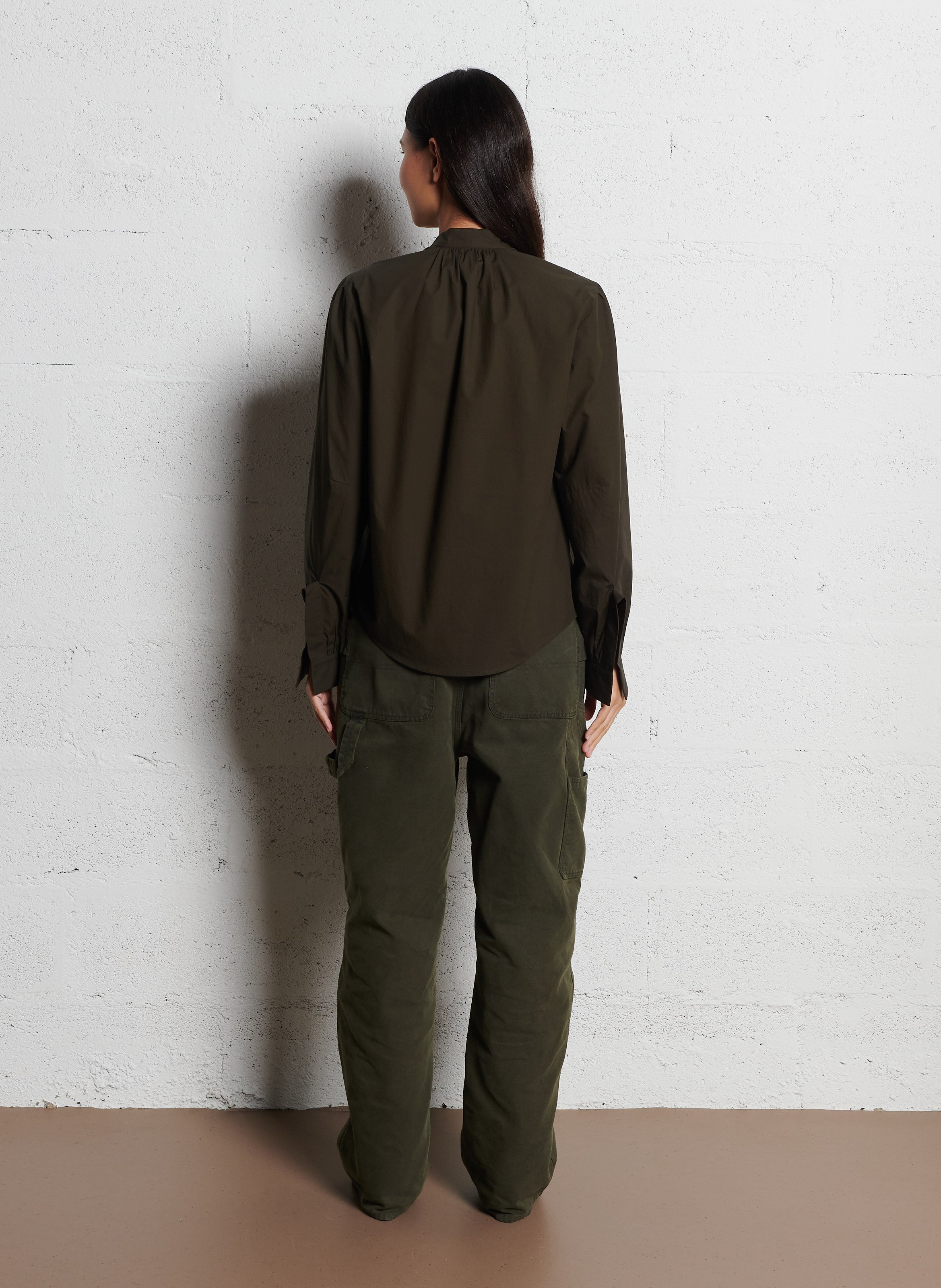 Blouse ample en coton LAURENCE BRAS Vert