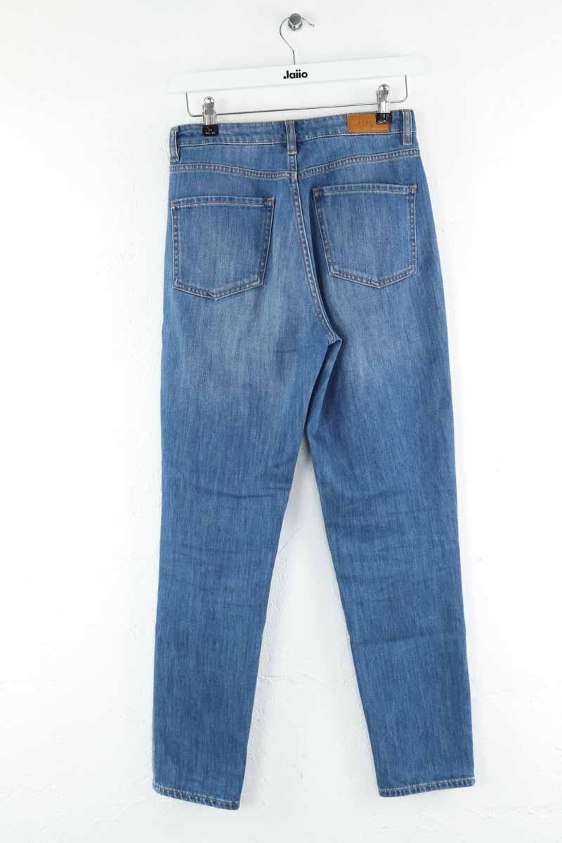 Cotton straight jeans SEZANE - Seconde main Blue