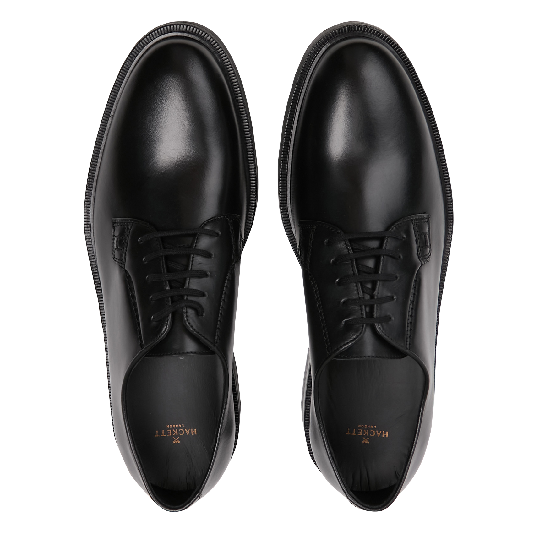 Derby's van leer HACKETT Zwart