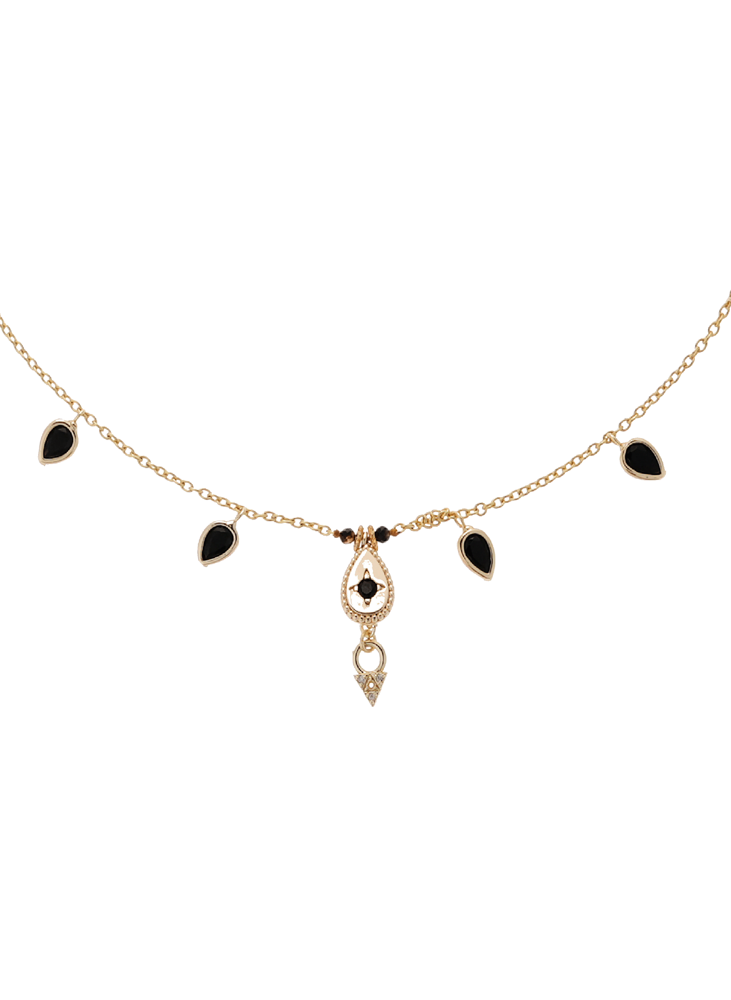 Chain necklace with pendants HIPANEMA Black