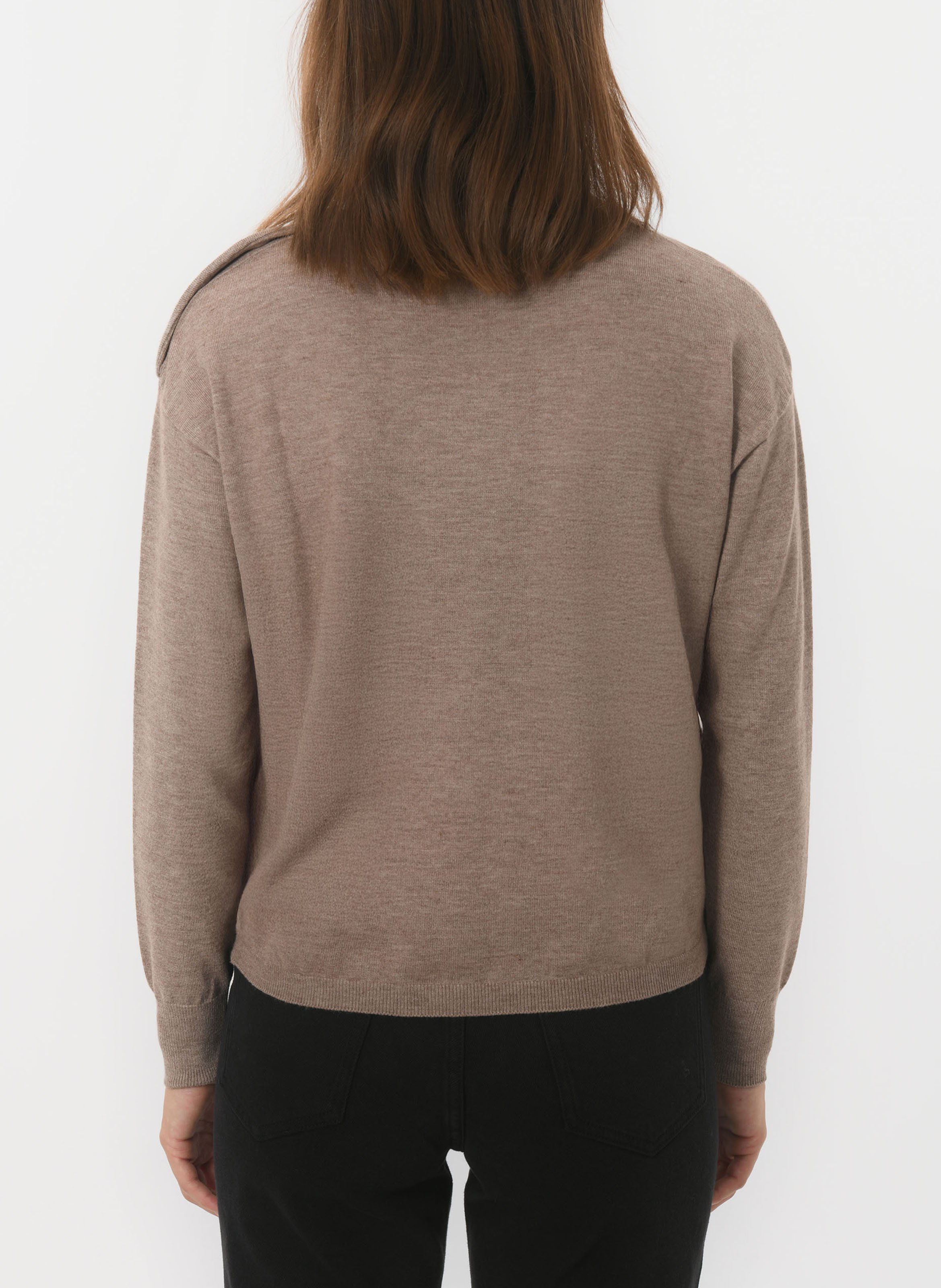 Pull col rond  KOOKAI Marron