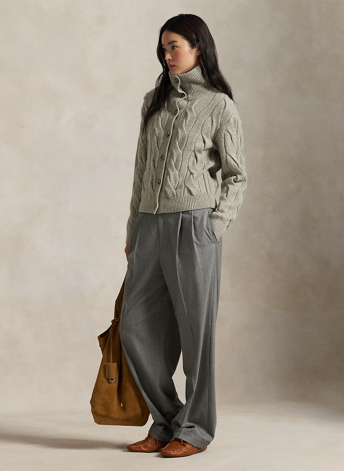 Weste aus Woll- und Kaschmirmischung POLO RALPH LAUREN Grau