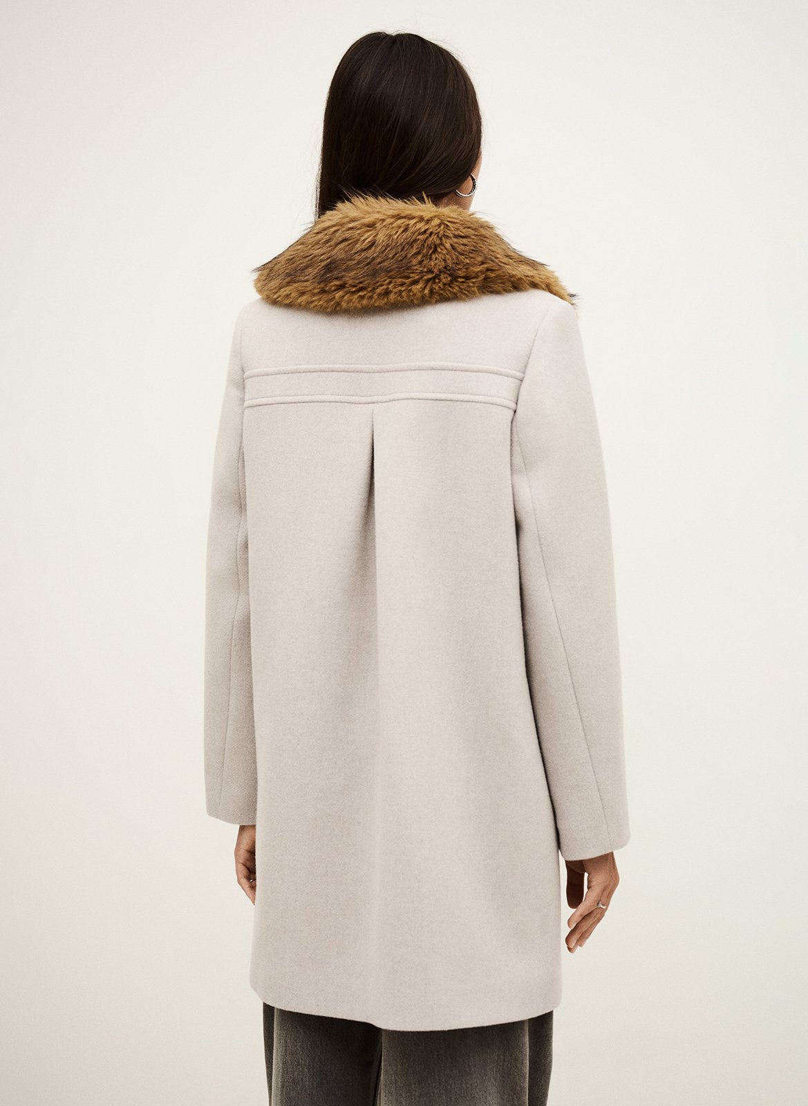 Alpaca wool coat  BA&SH Beige