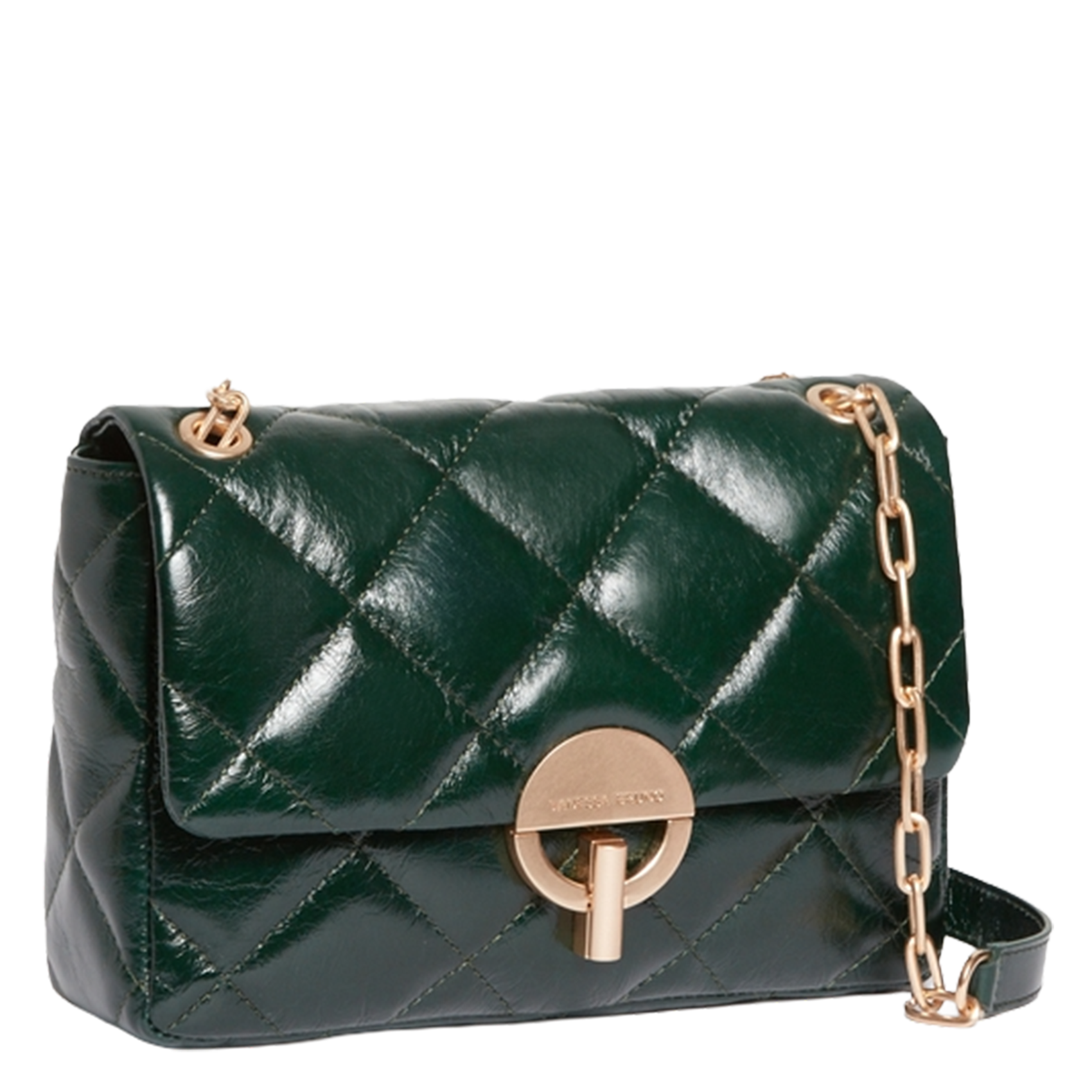 Dori leather shoulder bag VANESSA BRUNO Green
