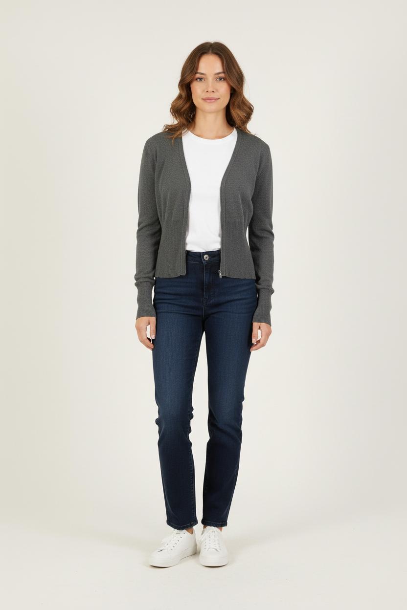 Cardigan AGNES B. - Seconde Main Grey