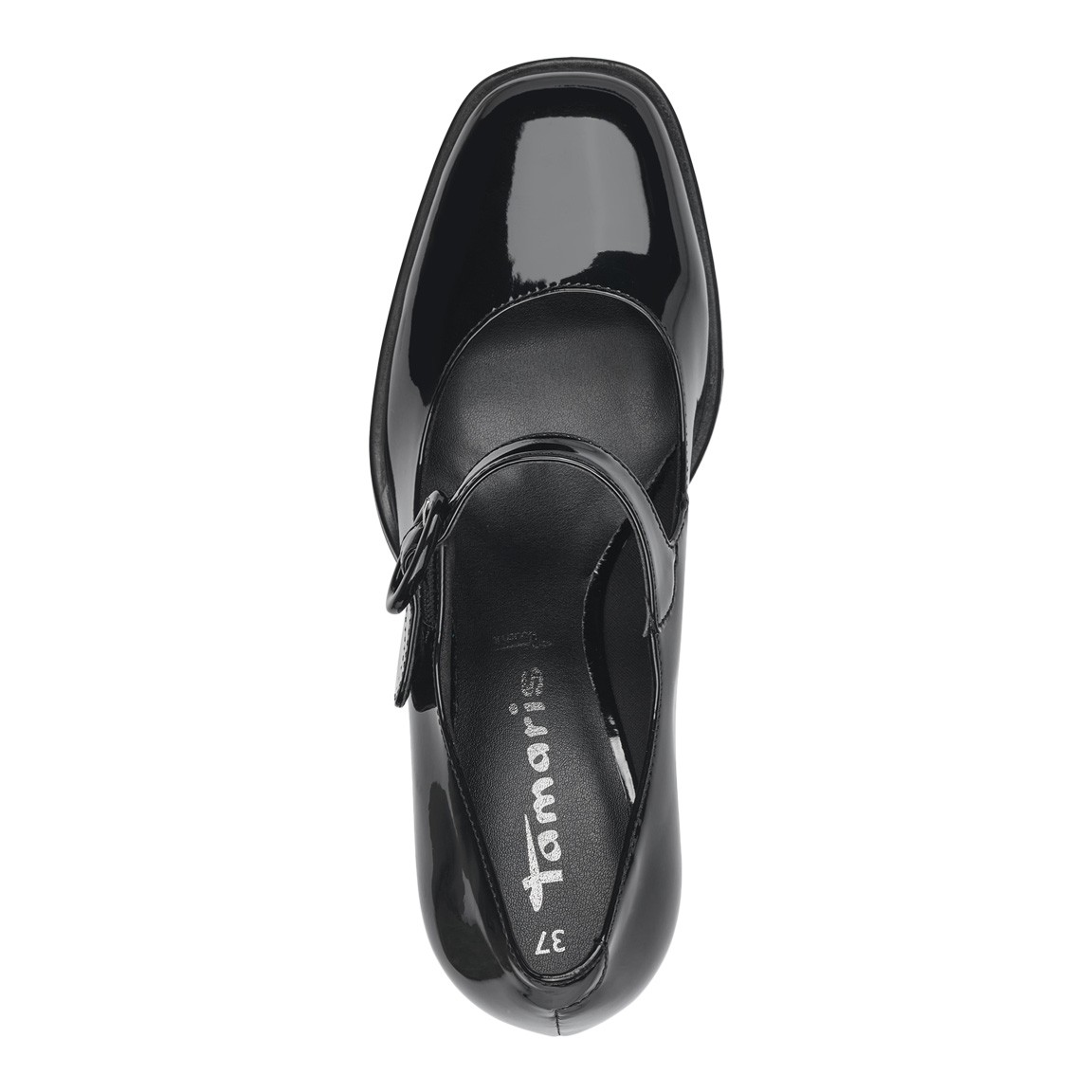Heeled ballet flats TAMARIS Black