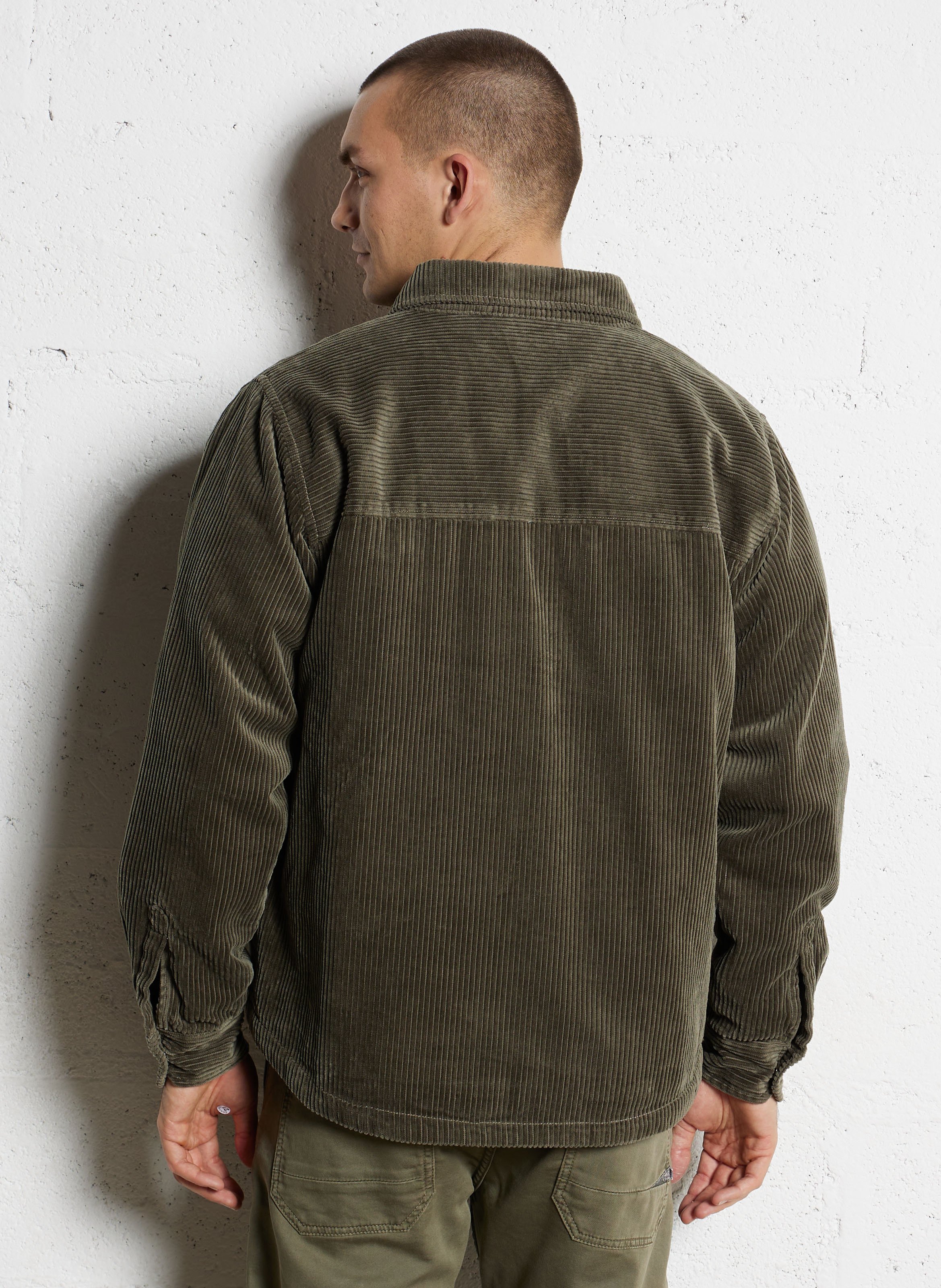 Giacca dritta in cotone LE TEMPS DES CERISES Verde