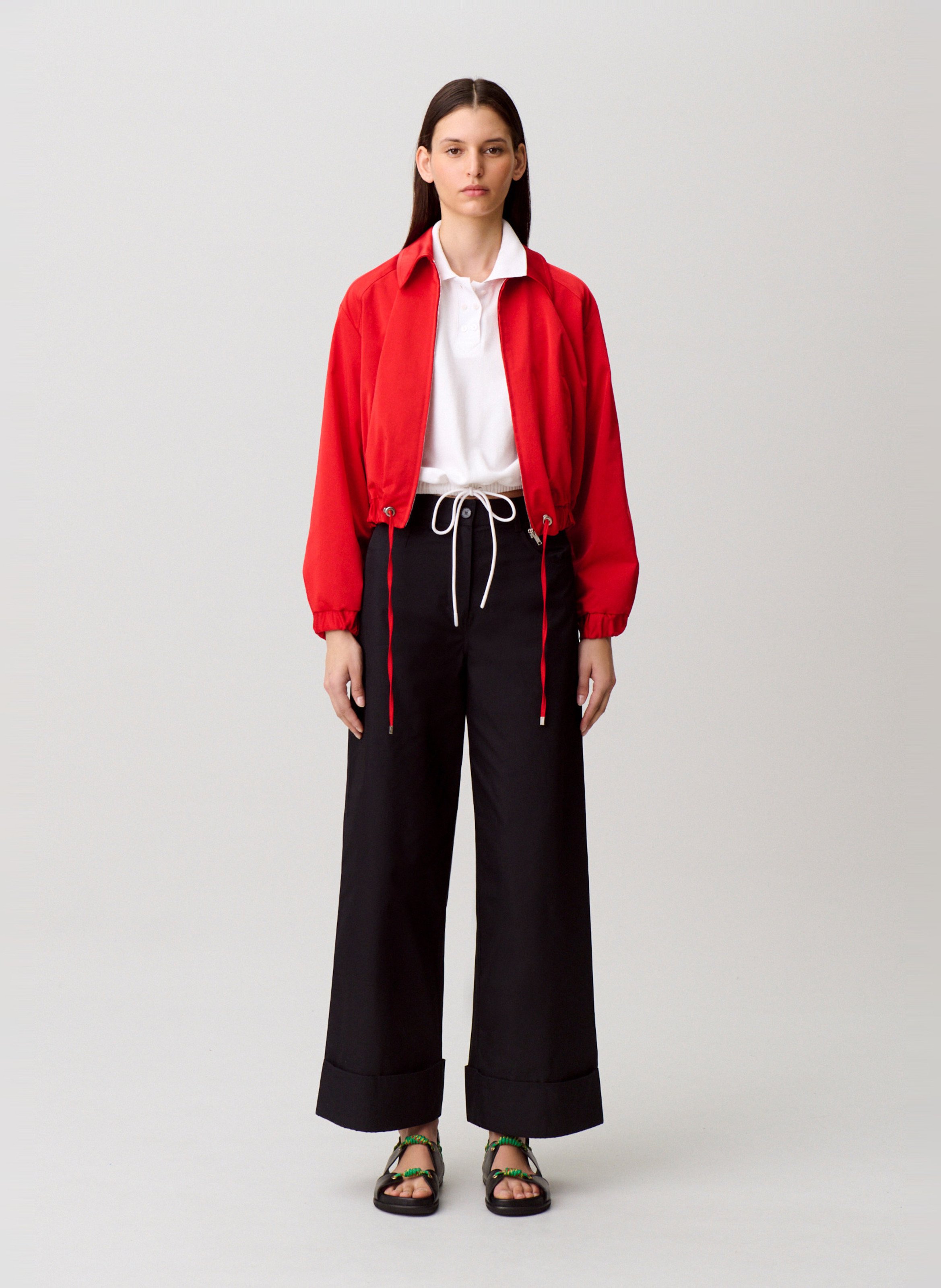 Chino van katoenmix CLAUDIE PIERLOT Blauw