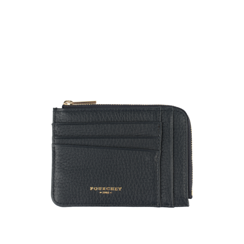 Portefeuille en cuir de vachette CLUB Marine