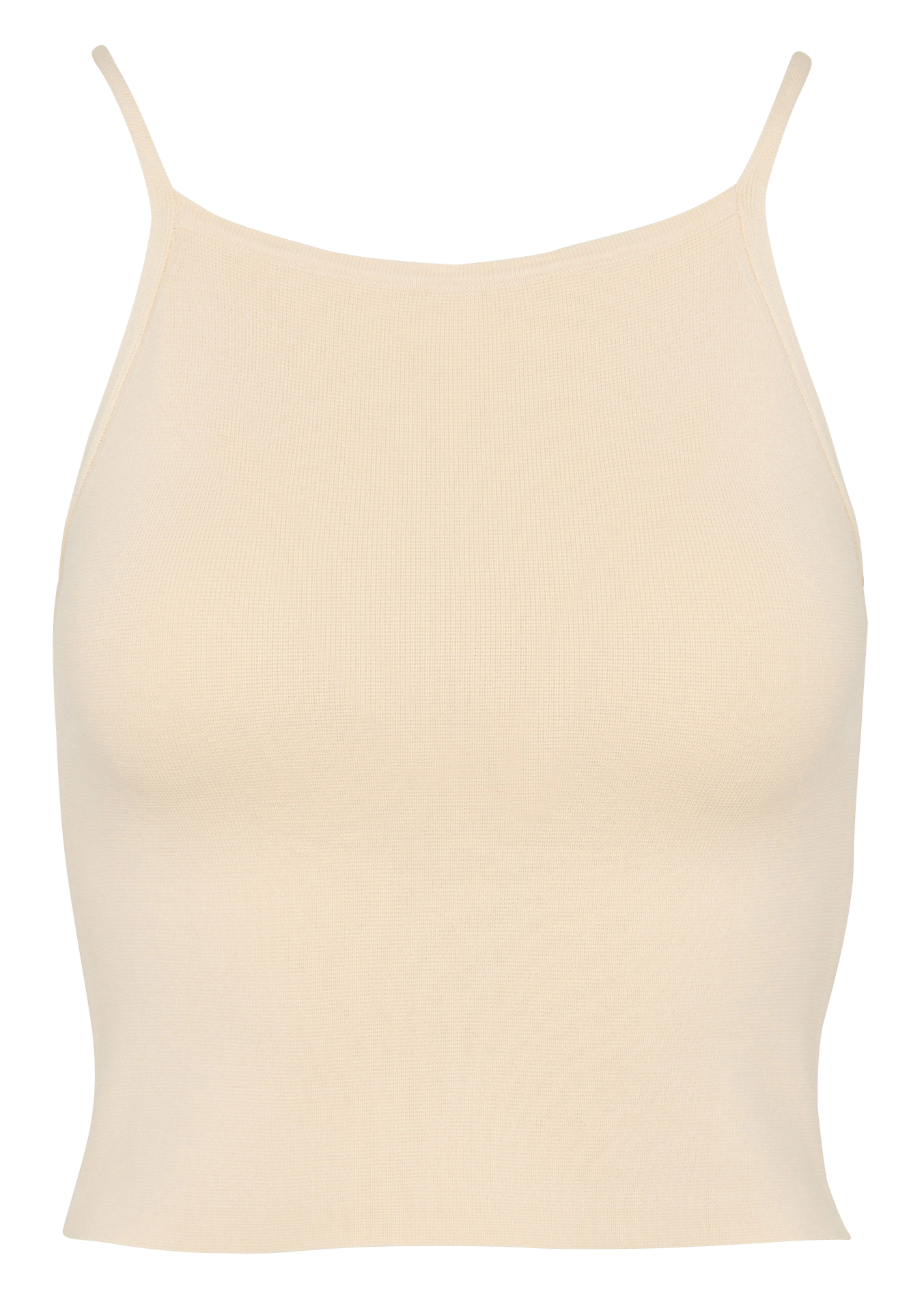 Fitted knit tank top KOOKAI Beige